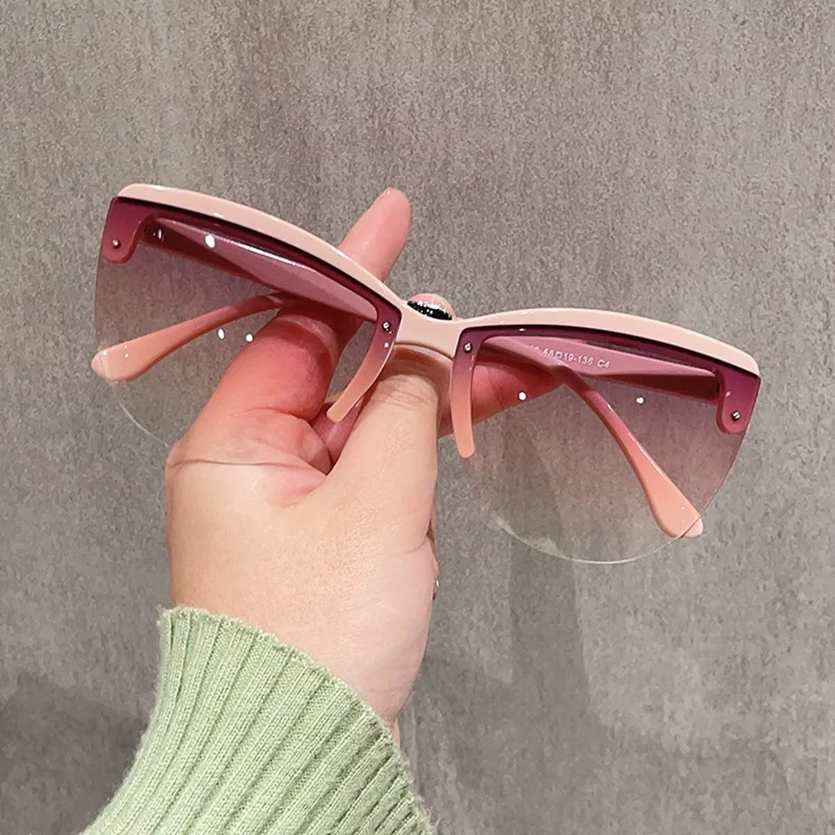 UV Protection Half-Rim Sunglasses - Lilixa.store