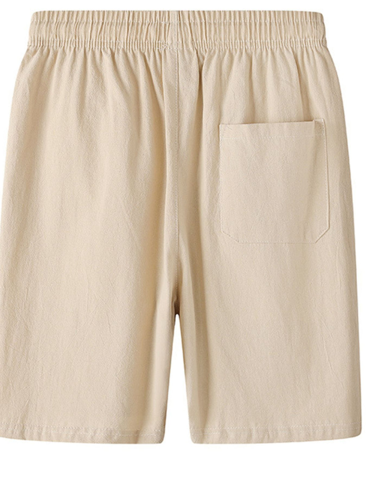 Men's Plus Size Casual Elastic Waist Drawstring Shorts