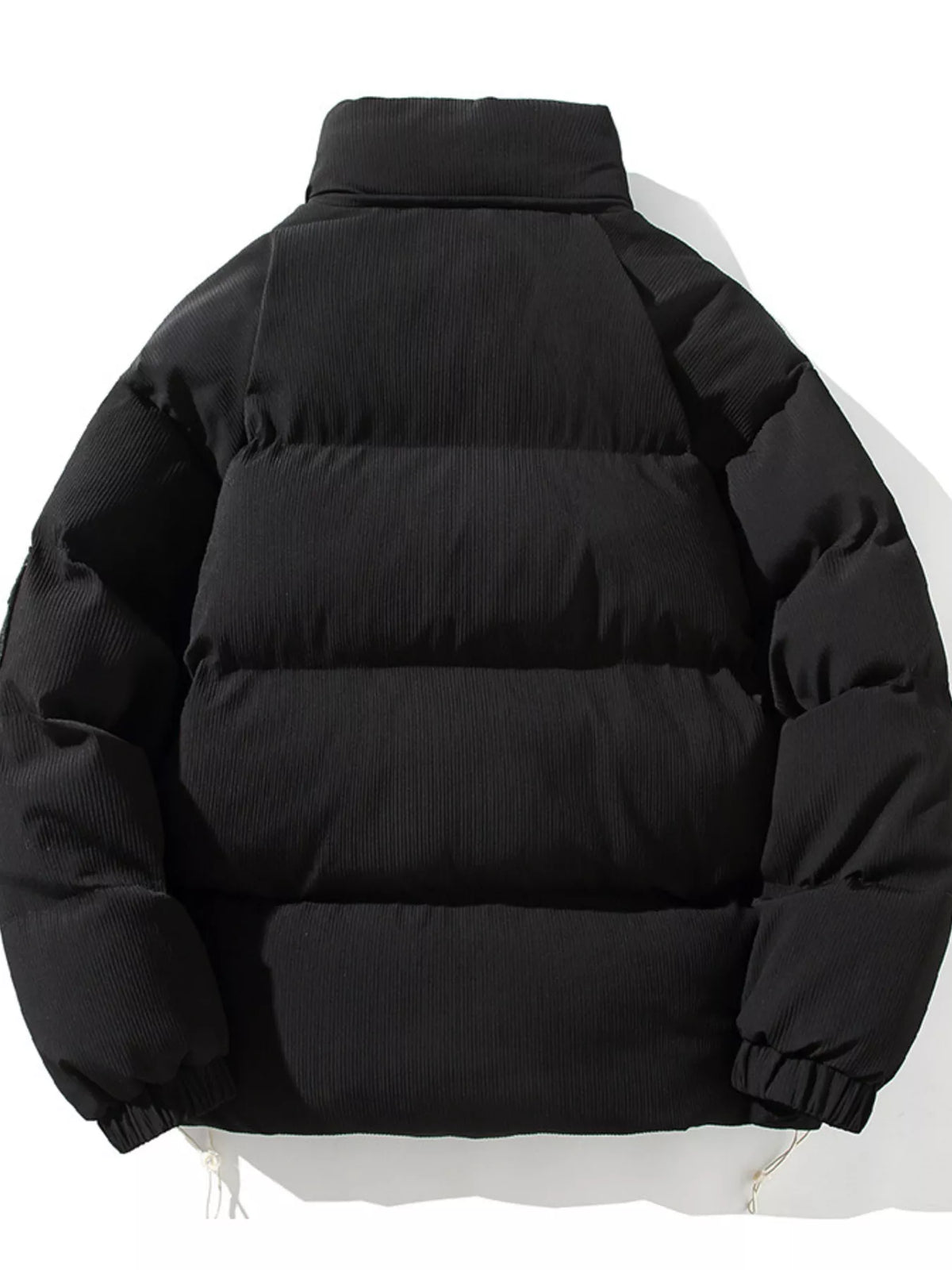 Men's Plus Size Zip Up Long Sleeve Puffer Jacket - Lilixa.store