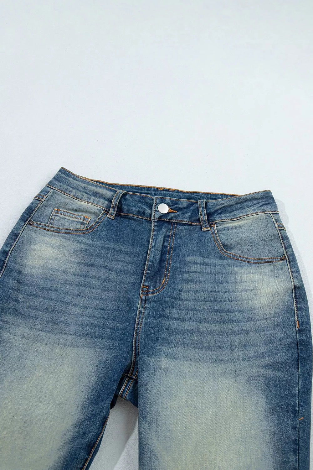 Pocket Detail Flare Leg Jeans - Lilixa.store