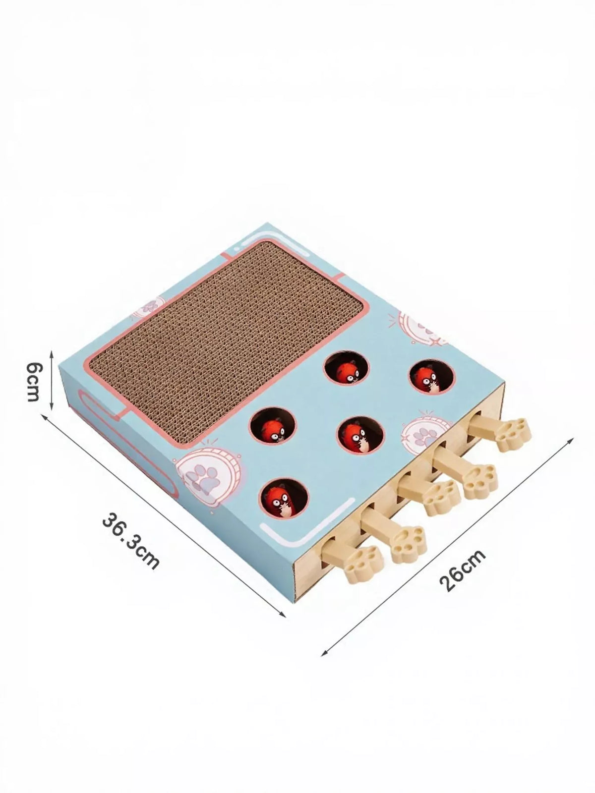 Interactive Whack-A-Mole Cat Toy Box - Lilixa.store