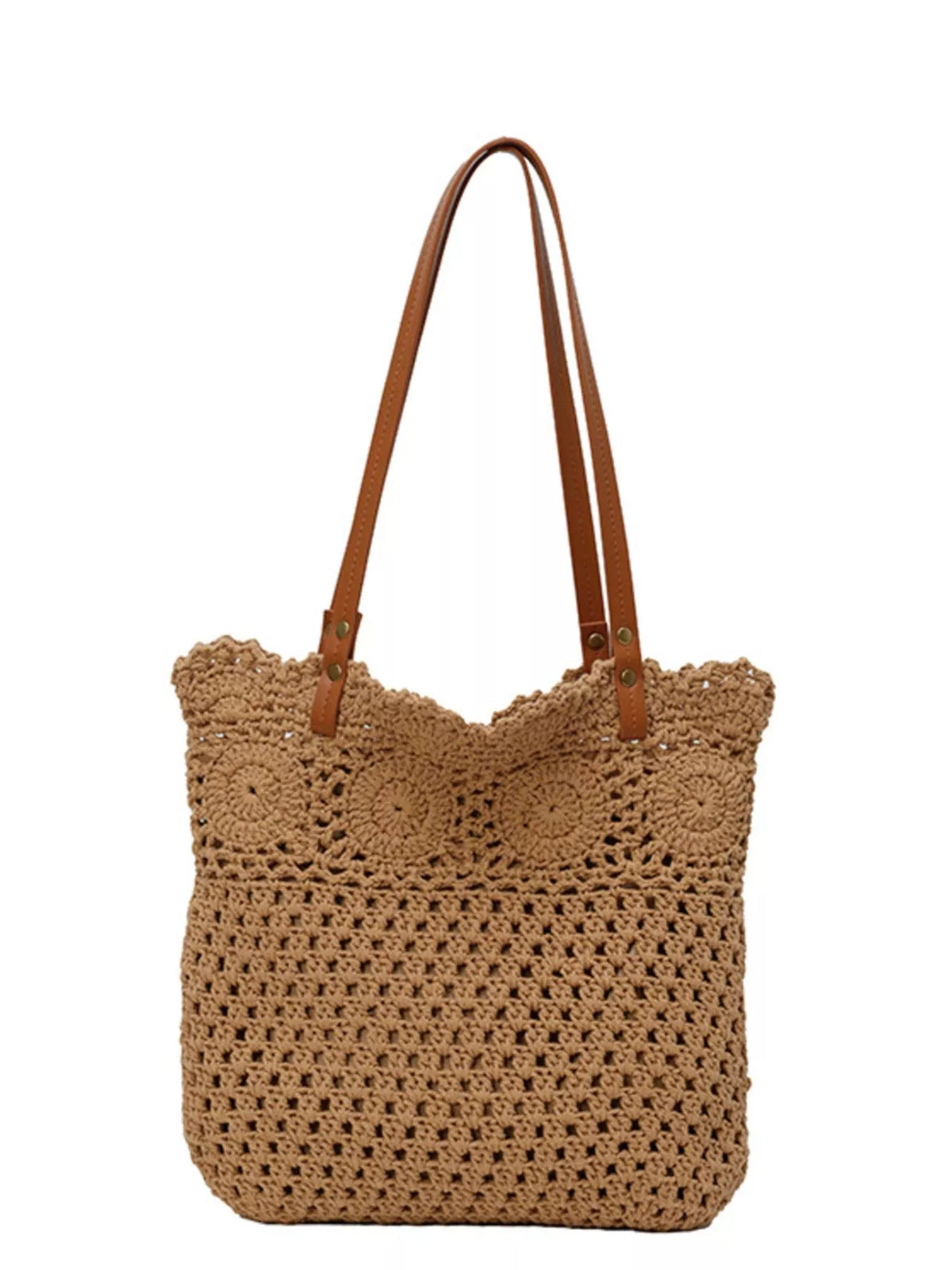 Crochet Knit Shoulder Bag - Lilixa.store
