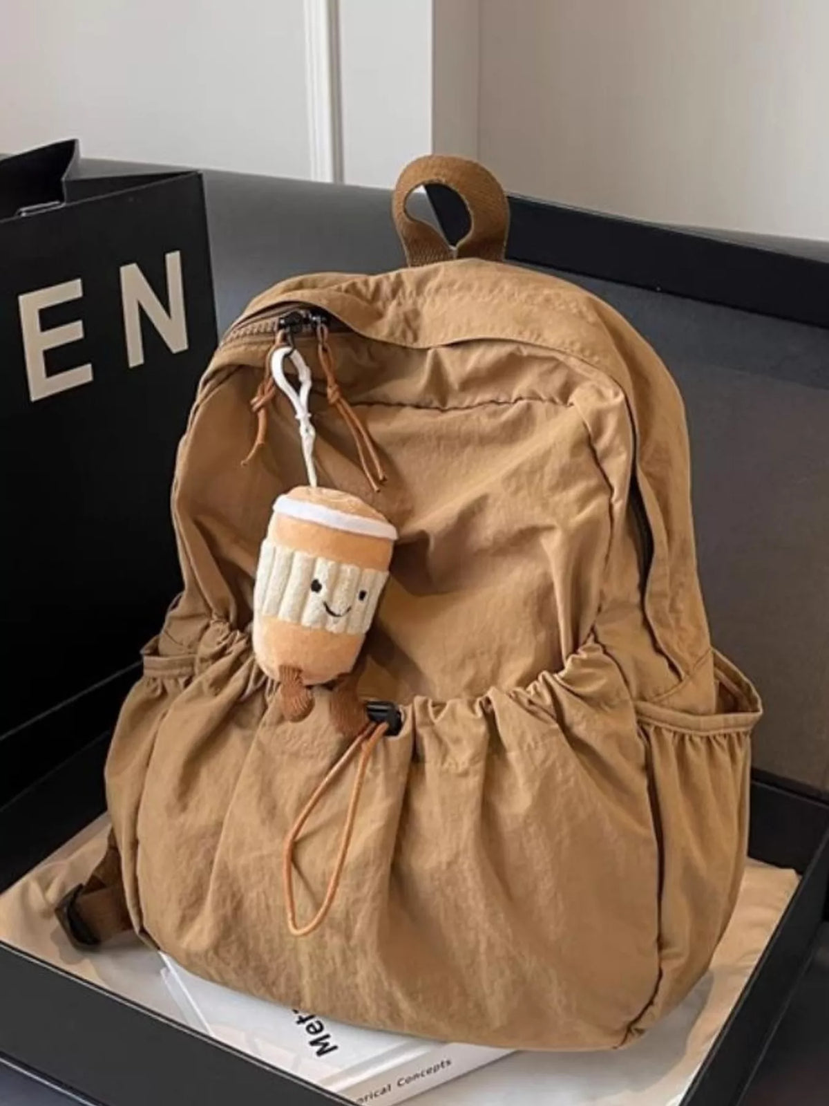 Casual Lightweight Drawstring Backpack Bag - Lilixa.store