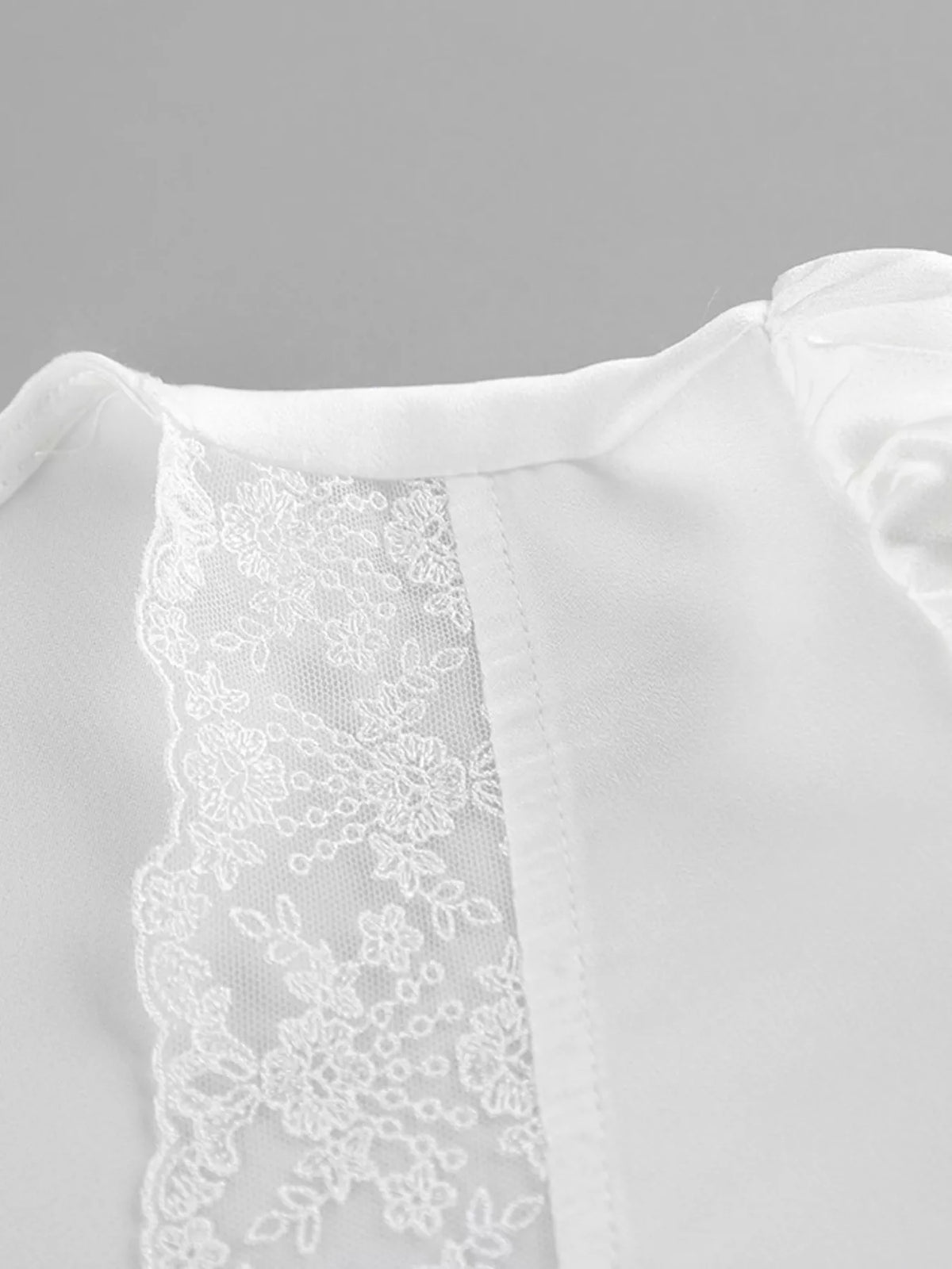 Lace Detail Short Sleeve Top and Skirt Set, view 6