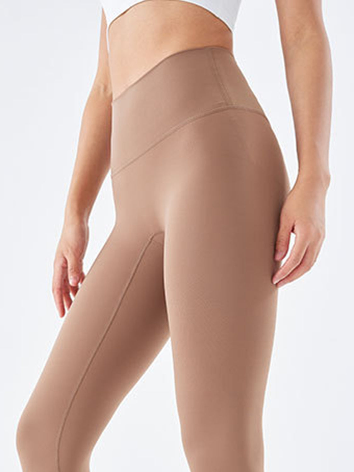 Wide Waistband Sports Leggings - Lilixa.store