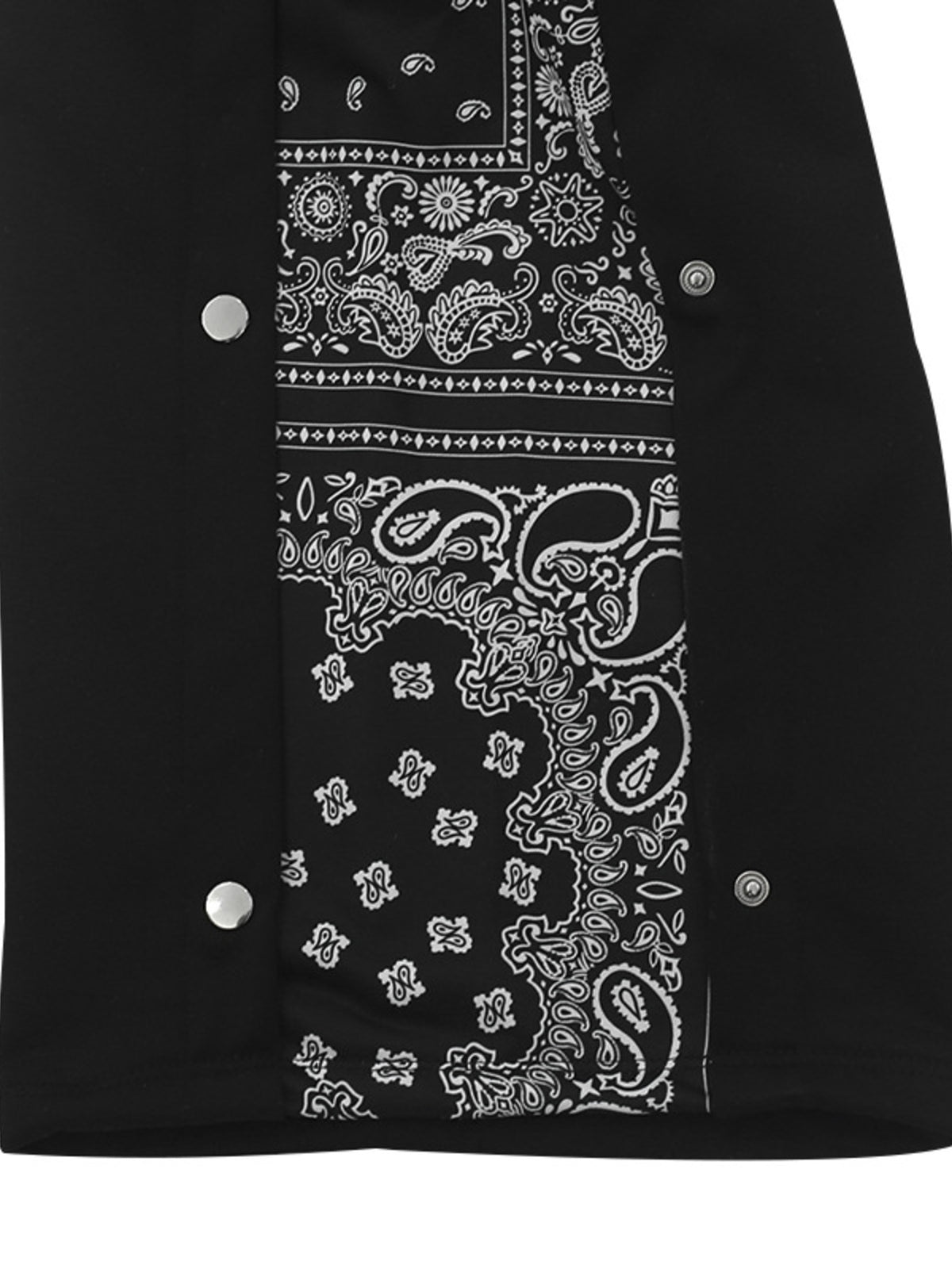 Men's Full Size Side Snap Button Pants Plus Size