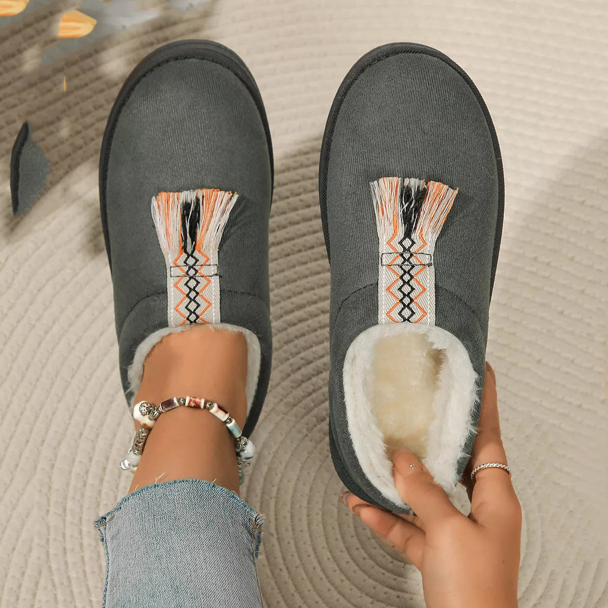 Round Toe Platform Slippers - Lilixa.store
