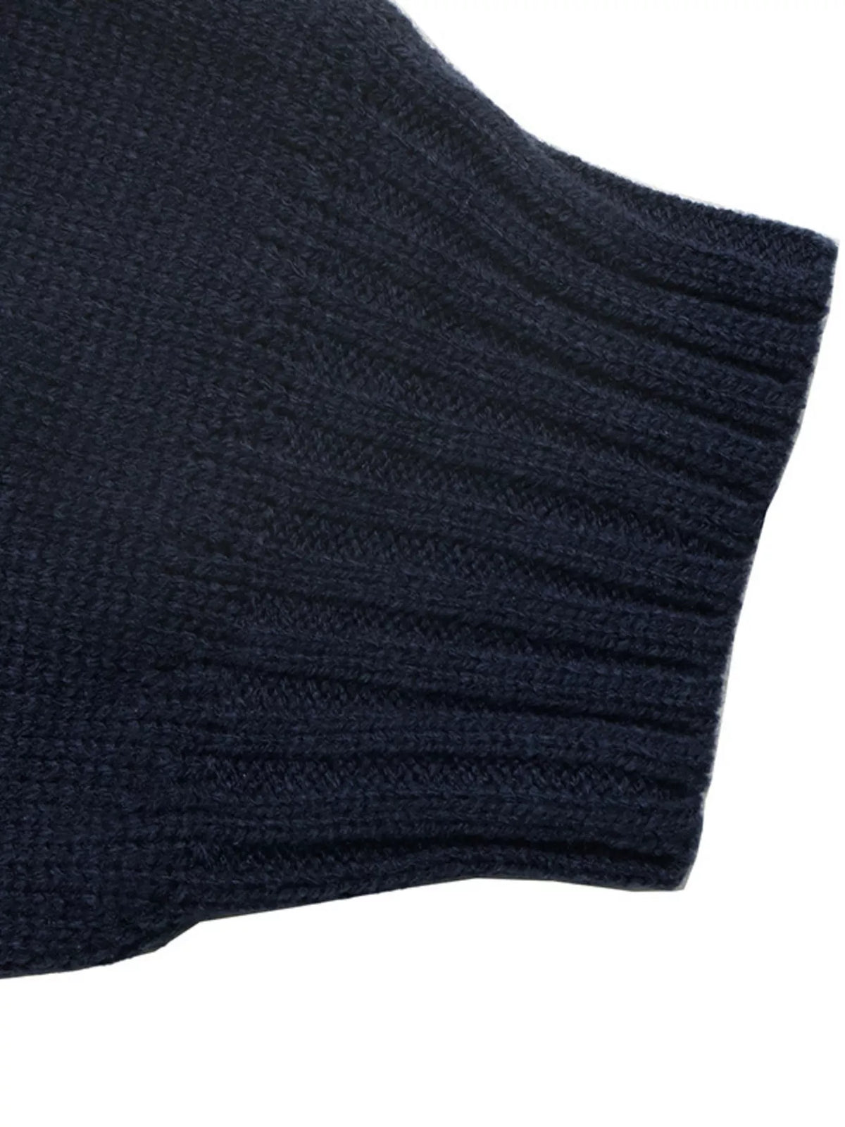 Swan Dropped Shoulder Sweater in Navy, view 9