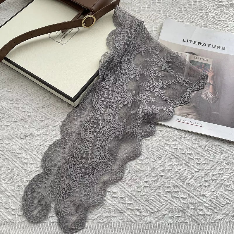 Elegant Lace Sheer Scarf - Lilixa.store