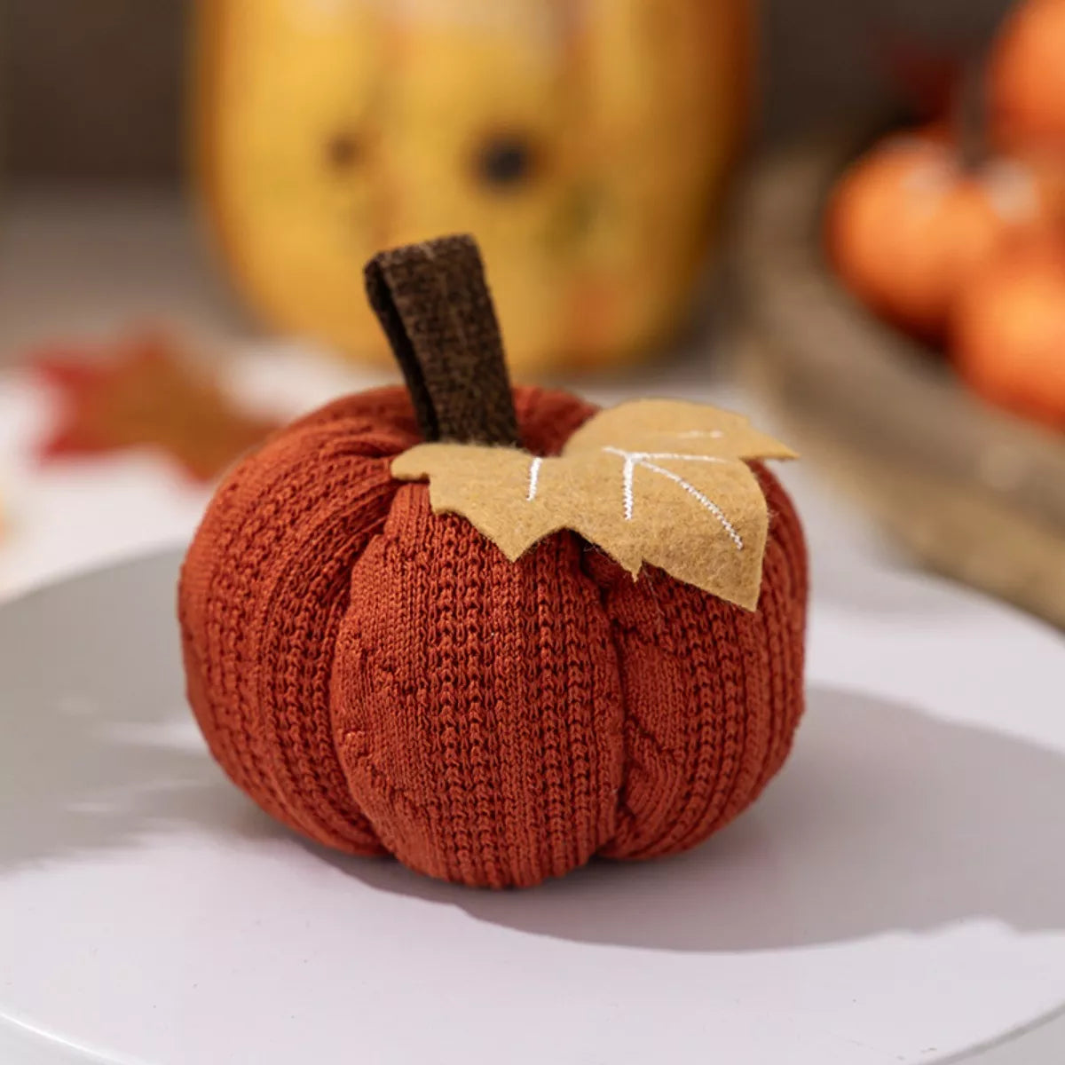 Knitted Pumpkin Decorative Ornaments - Lilixa.store