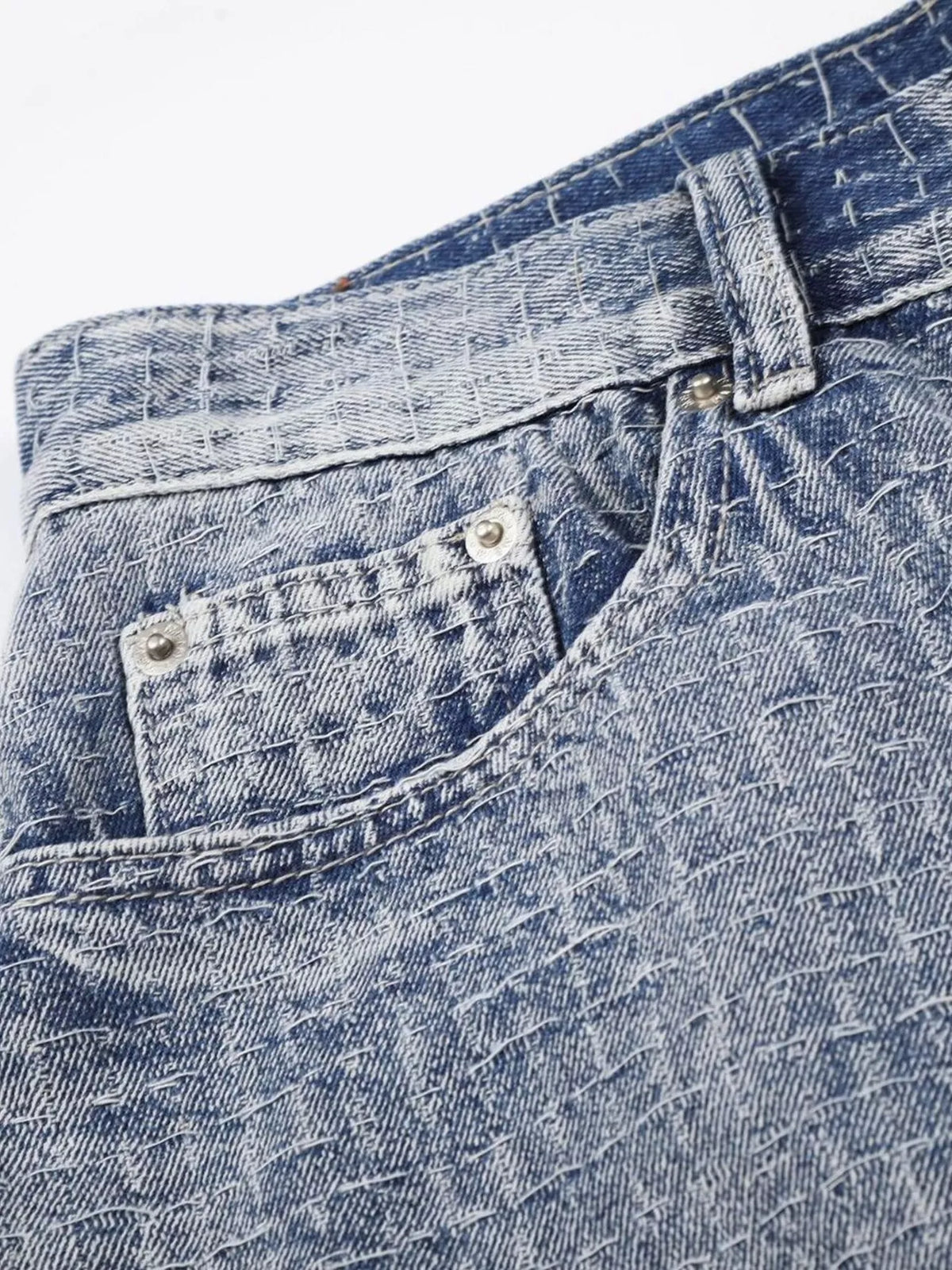 Men's Wide Leg Denim Capris - Lilixa.store