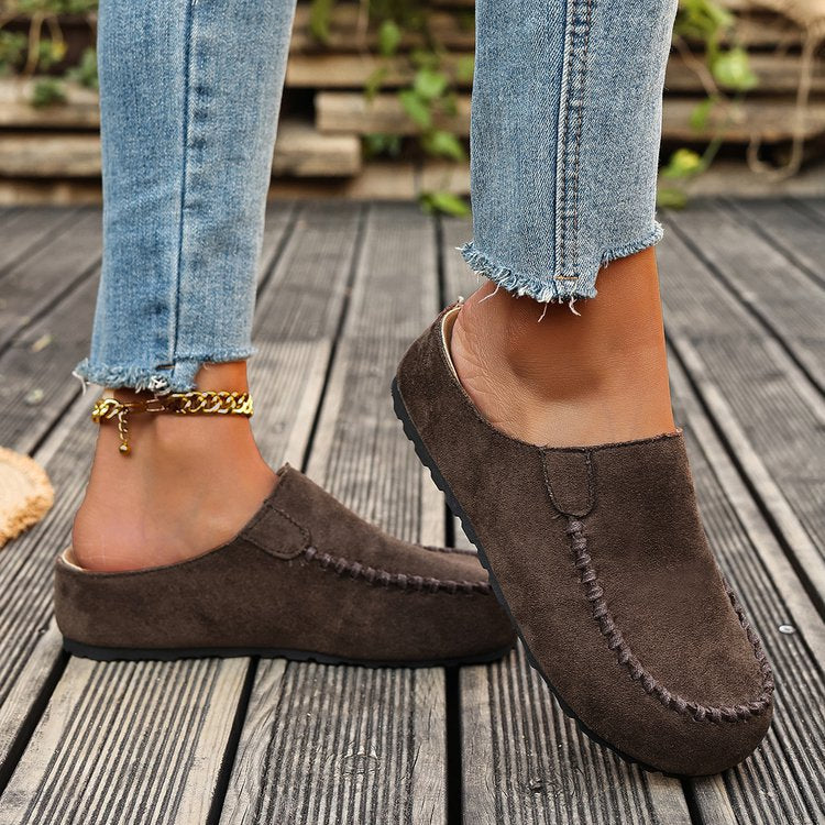 Round Toe Slip-Ons, view 3