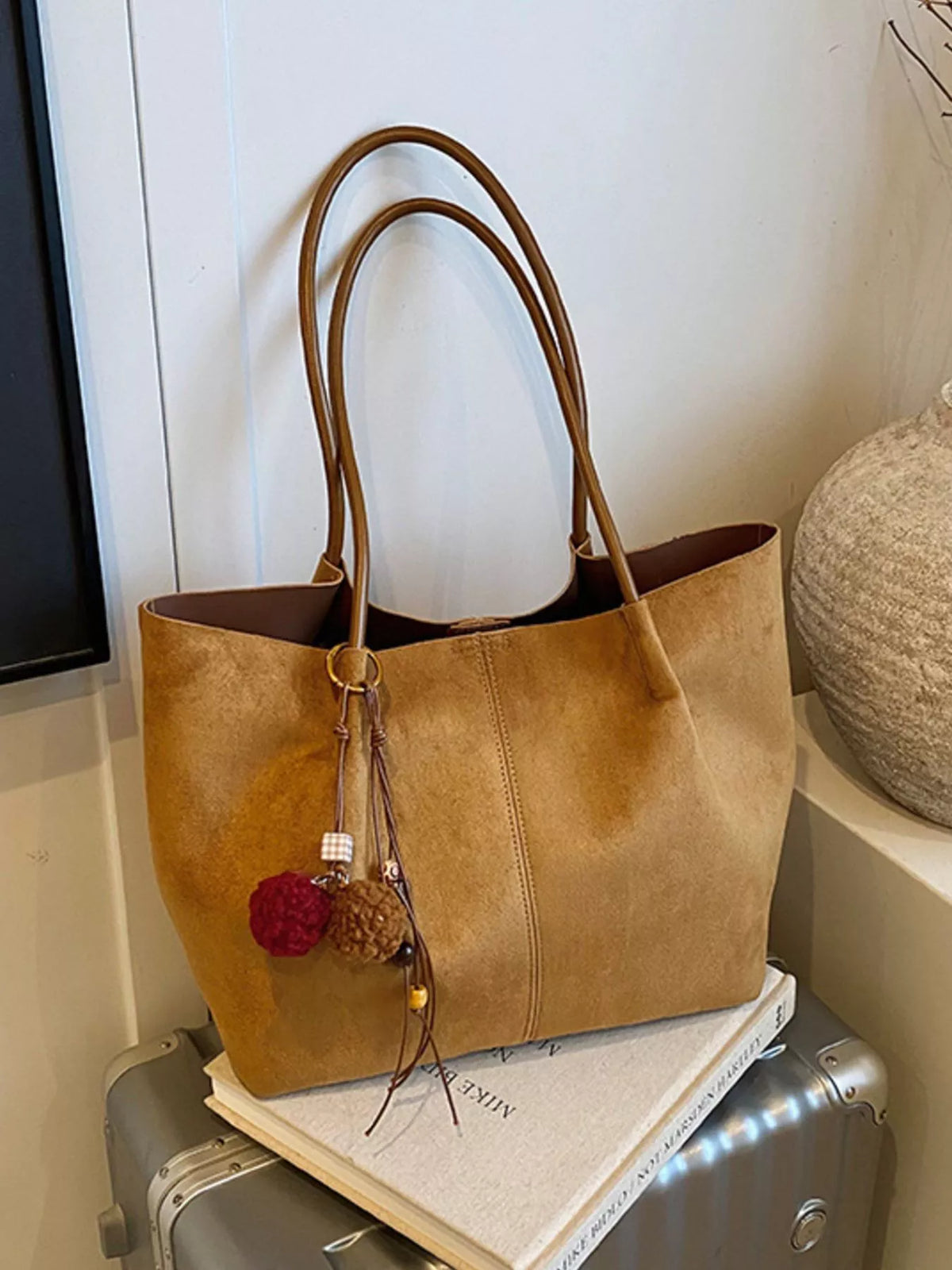 Solid Color Tote Bag