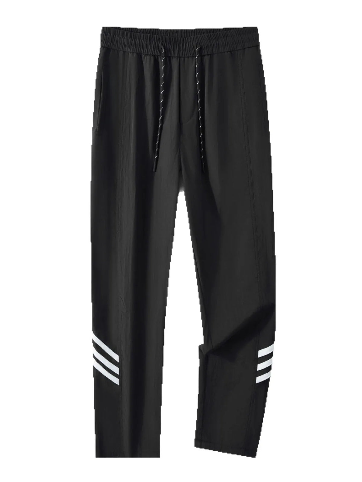Men's Plus Size Drawstring Wide Leg Pants, view 3
