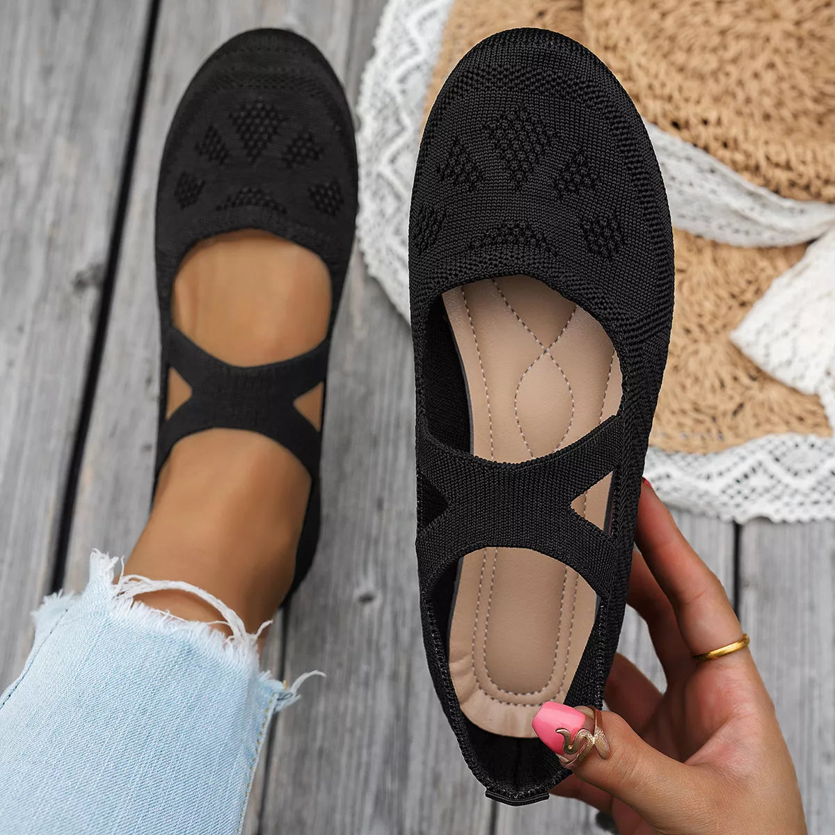 Round Toe Slip-Ons - Lilixa.store