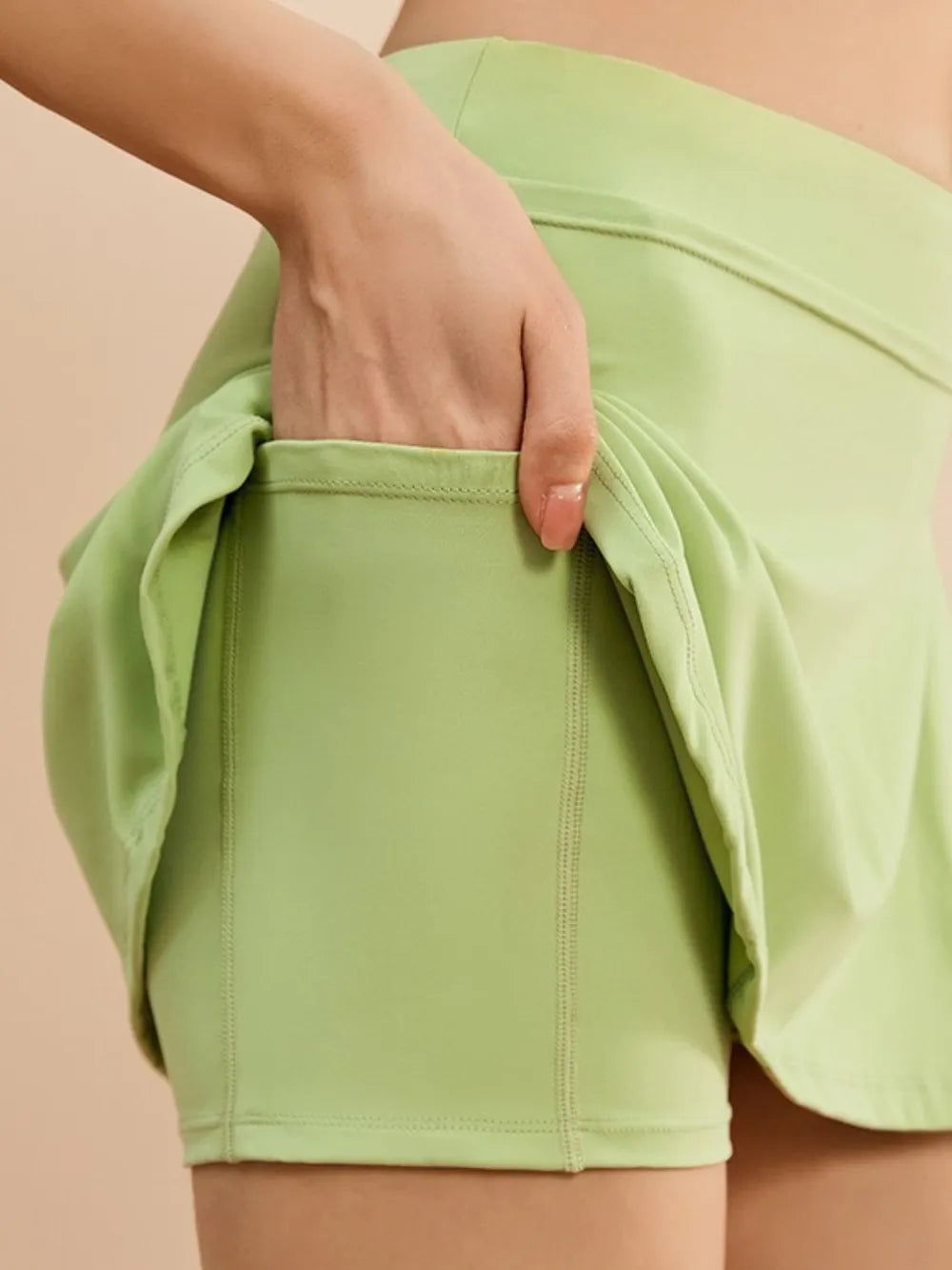 High Waist Active Skort with Pockets - Lilixa.store
