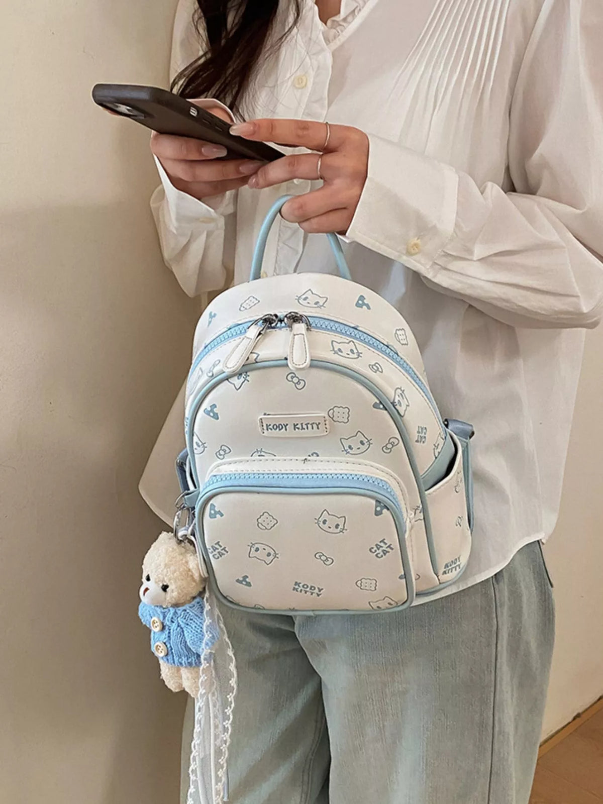 Cartoon Pattern Backpack Bag - Lilixa.store