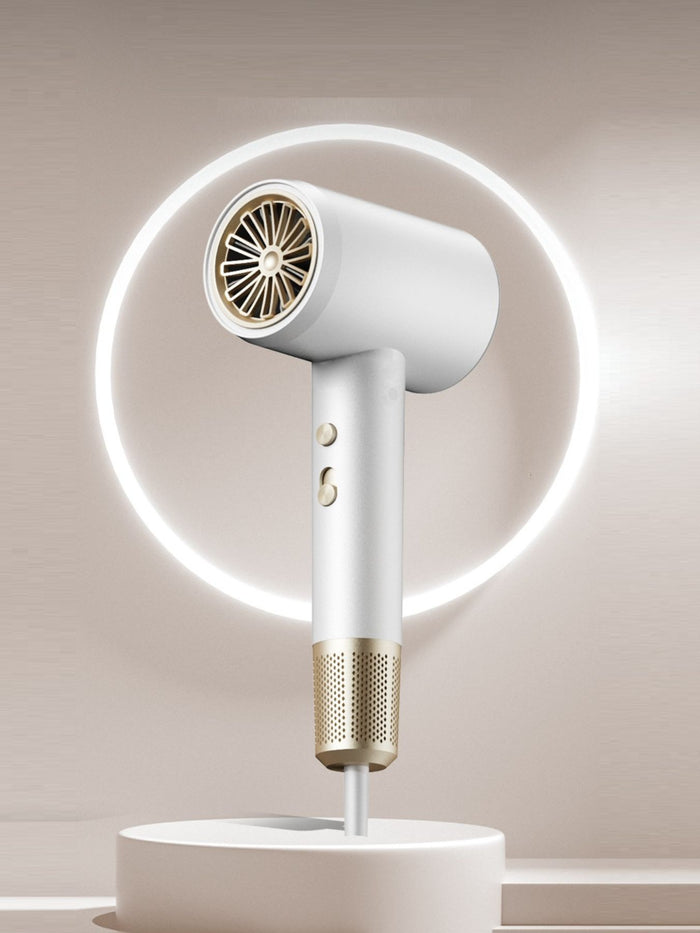 Low Noise Household Hair Dryer in White