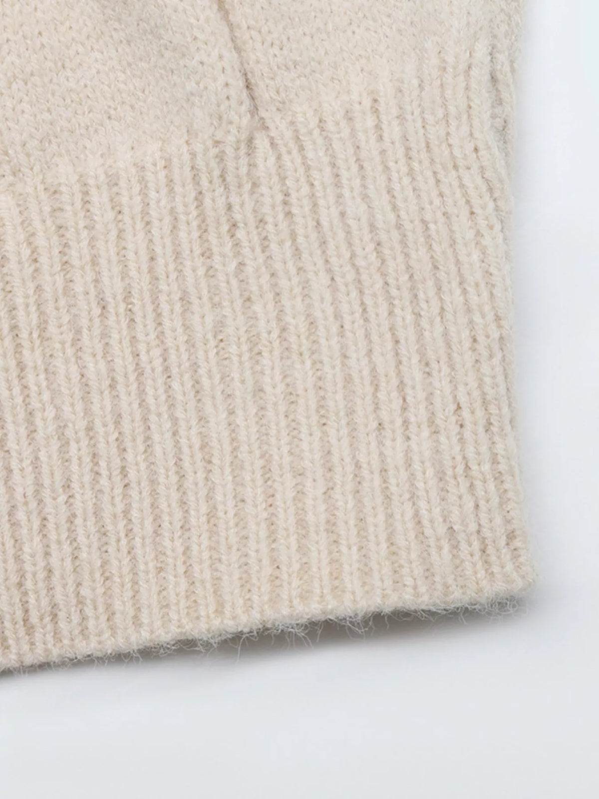 Cable Knit Raglan Sleeve Sweater Dress in Khaki, view 11