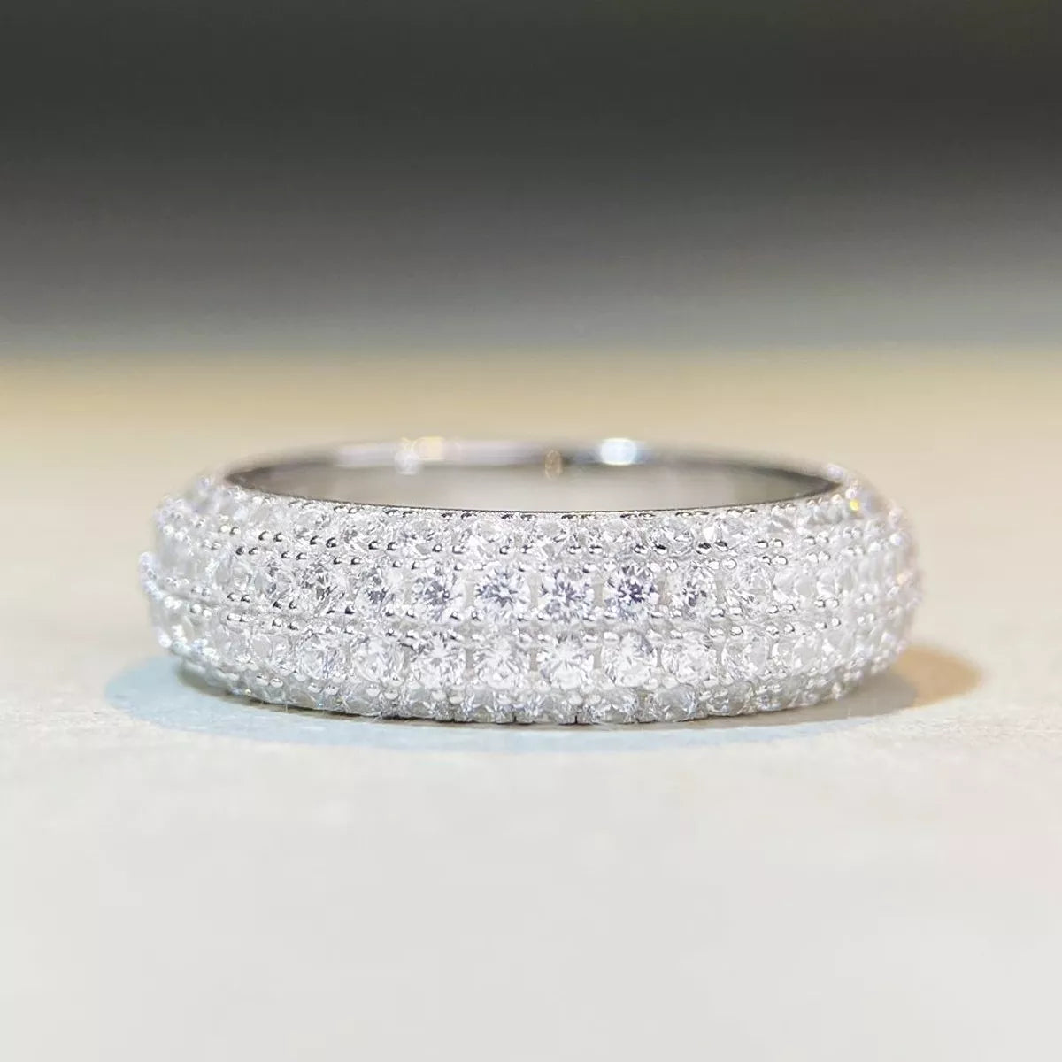 925 Sterling Silver Zircon Ring