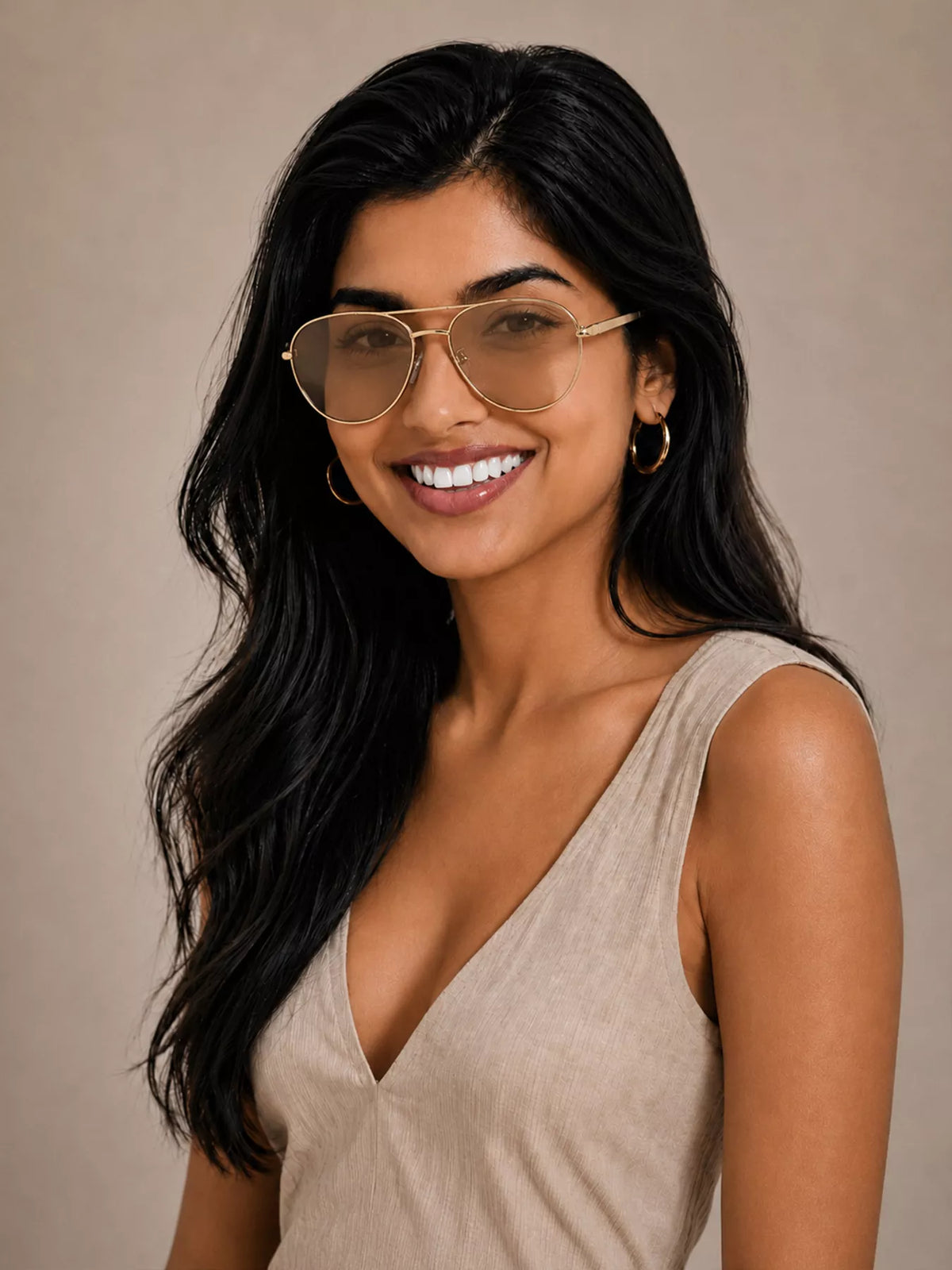 Aviator Sunglasses with Metal Lenses - Lilixa.store