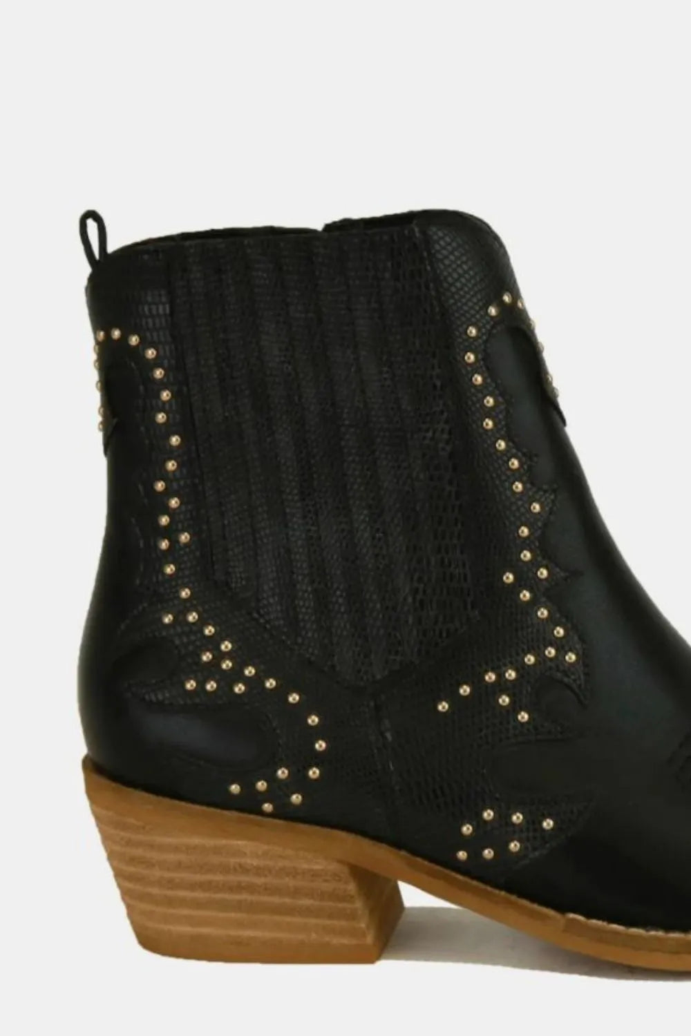 Beast Fashion Studded Detail Point Toe Boots - Lilixa.store