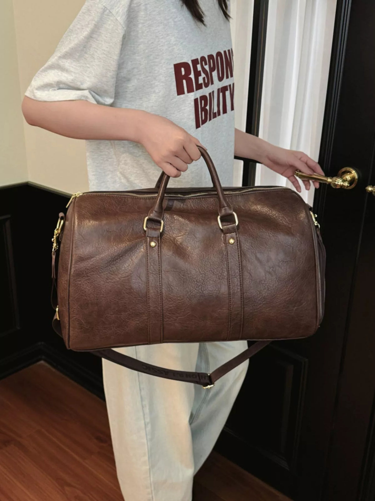 PU Leather Travel Bag - Lilixa.store