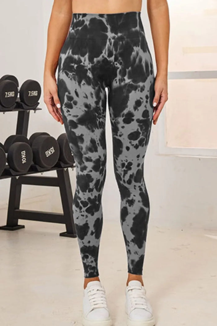 Tie-Dye High Waist Active Leggings - Lilixa.store