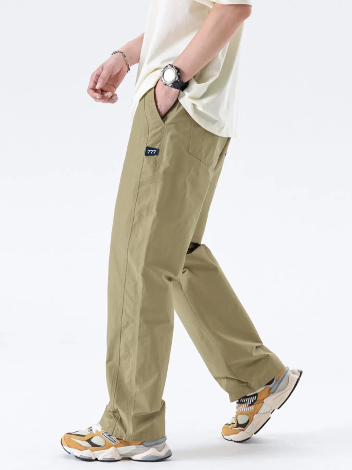 Men's Full Size Wide Leg Pants Plus Size