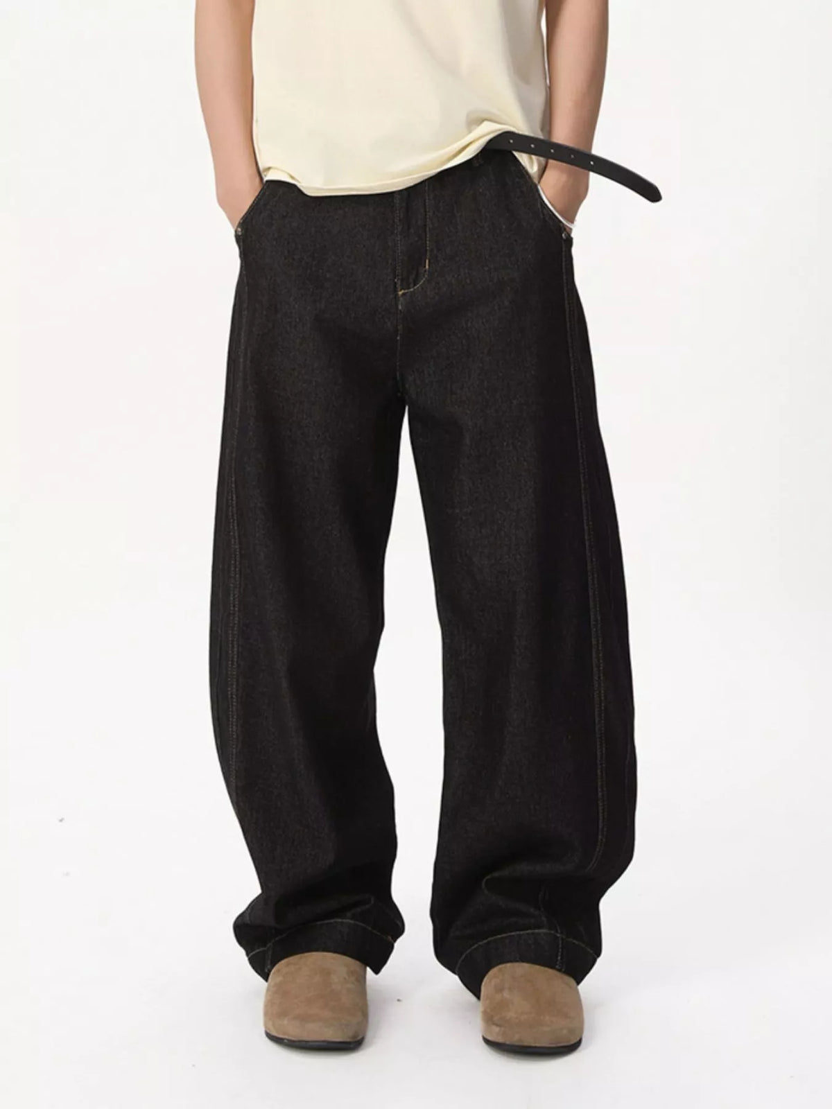 Men's Wide-Leg Jeans - Lilixa.store