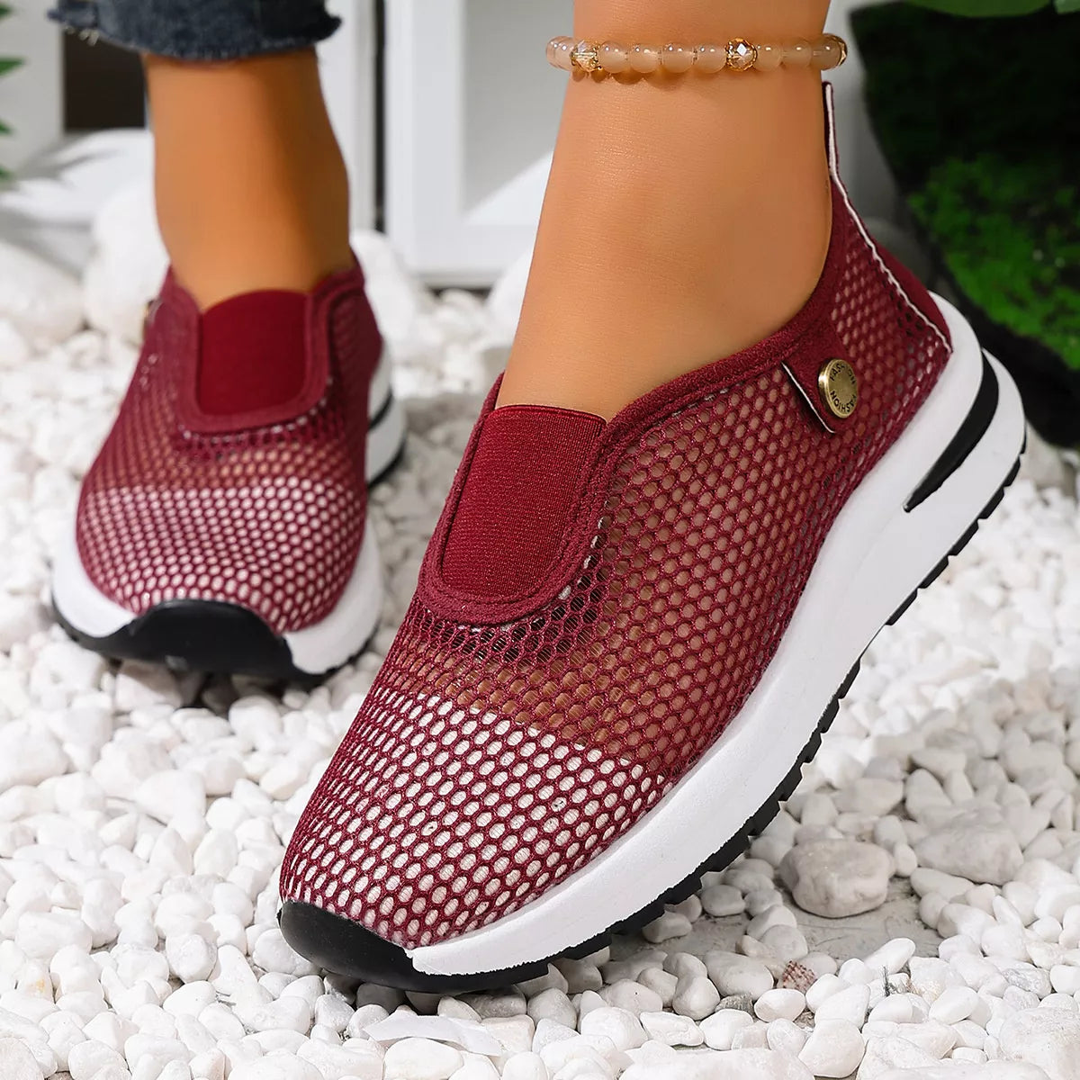 Breathable Mesh Slip-Ons - Lilixa.store