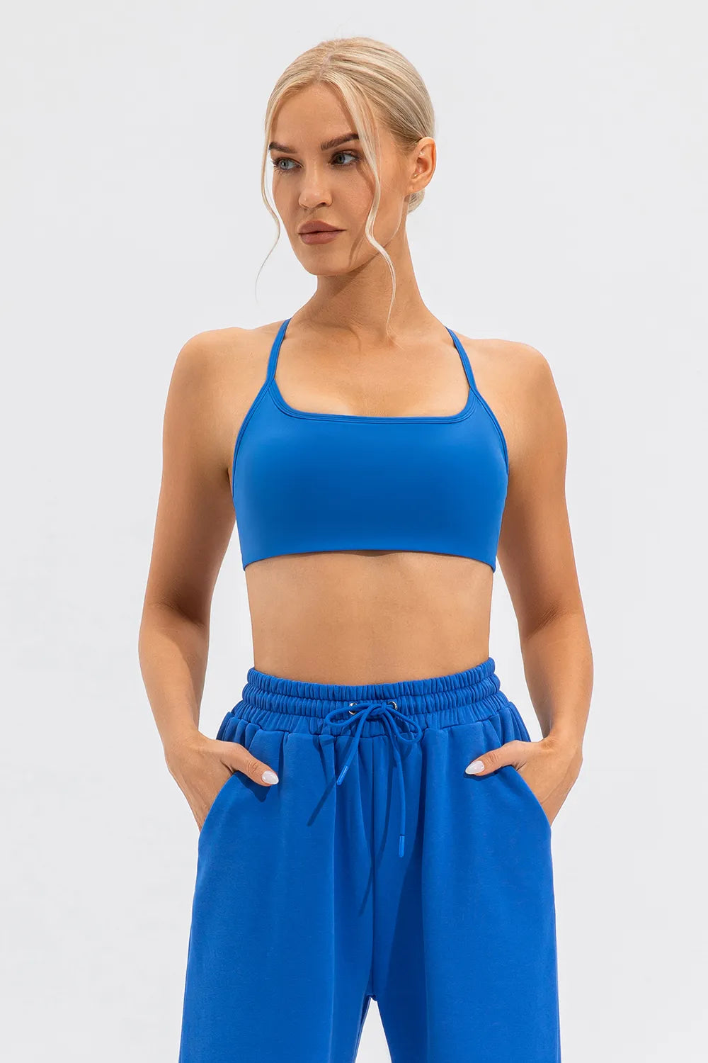 Crisscross Spaghetti Strap Active Cami - Lilixa.store