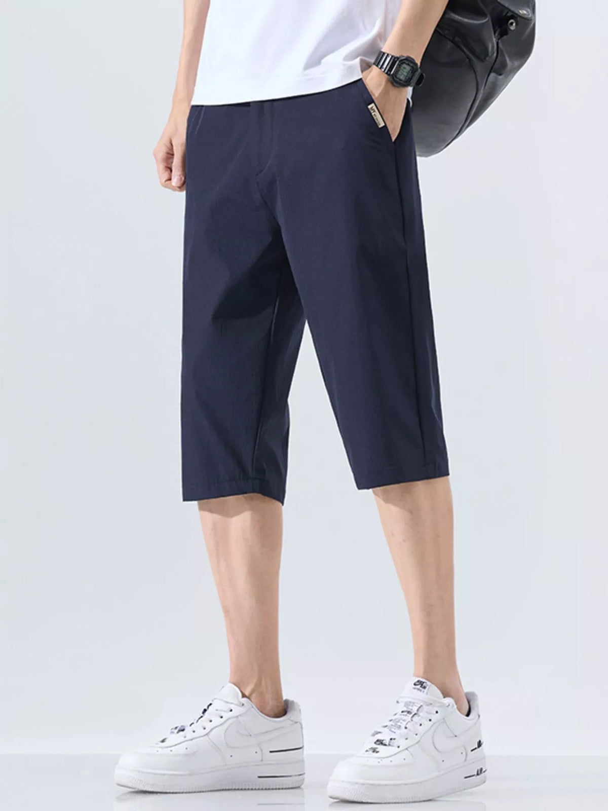Men's Plus Size Loose Fit Shorts, view 3