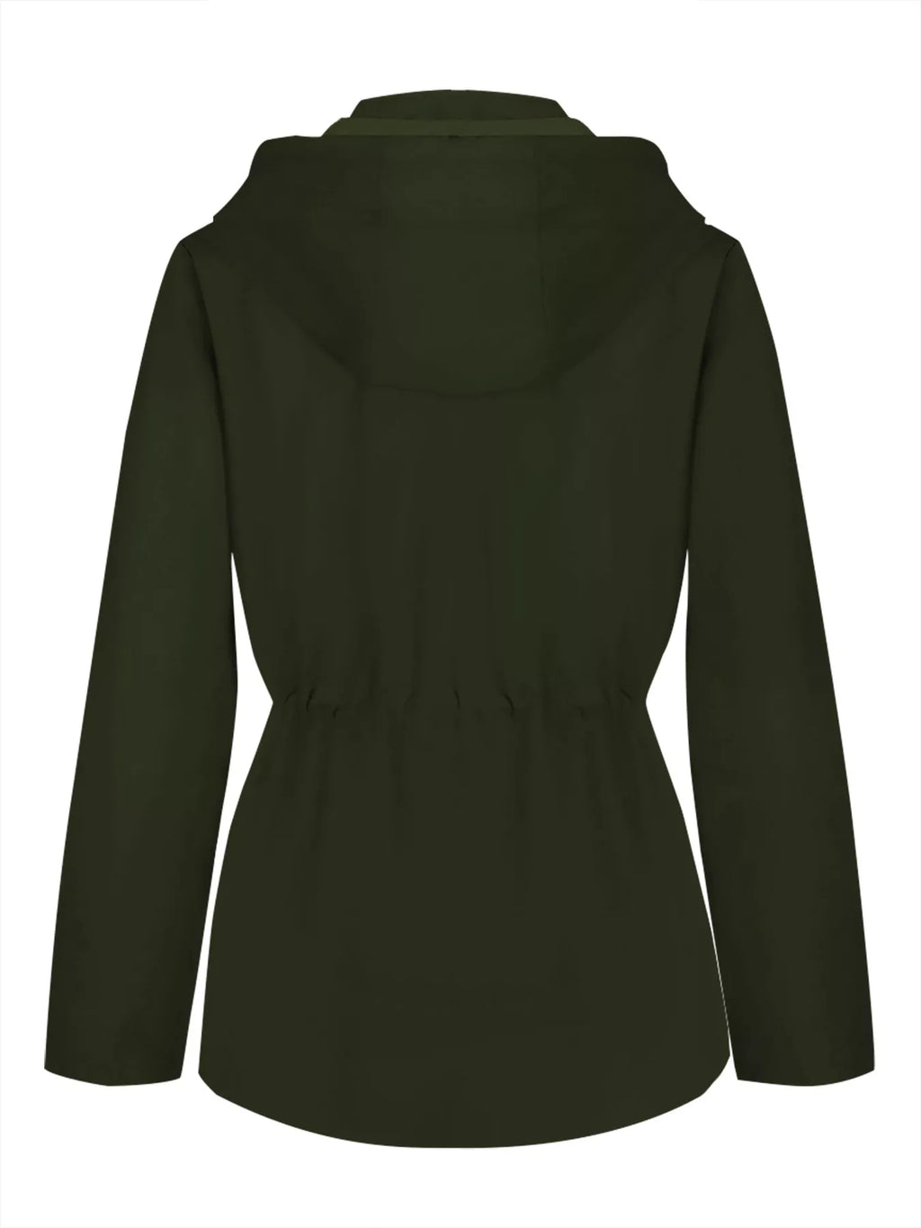 Zip Up Waterproof Hooded Outerwear - Lilixa.store