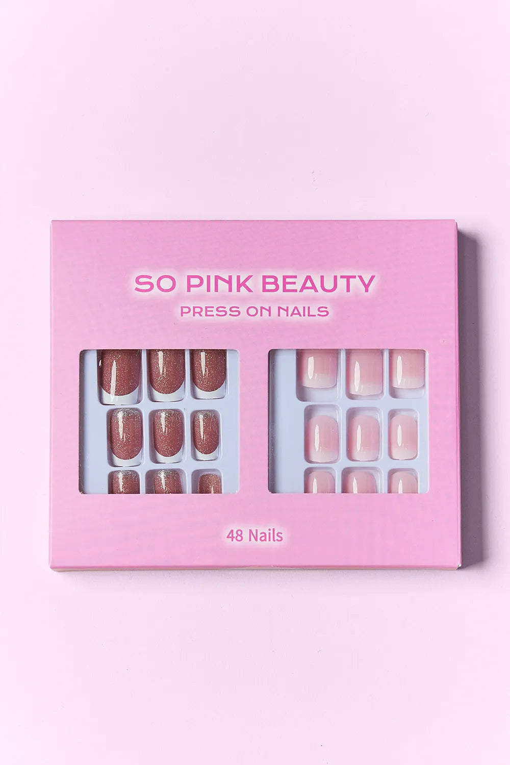 SO PINK BEAUTY Press On Nails 2 Packs - Lilixa.store
