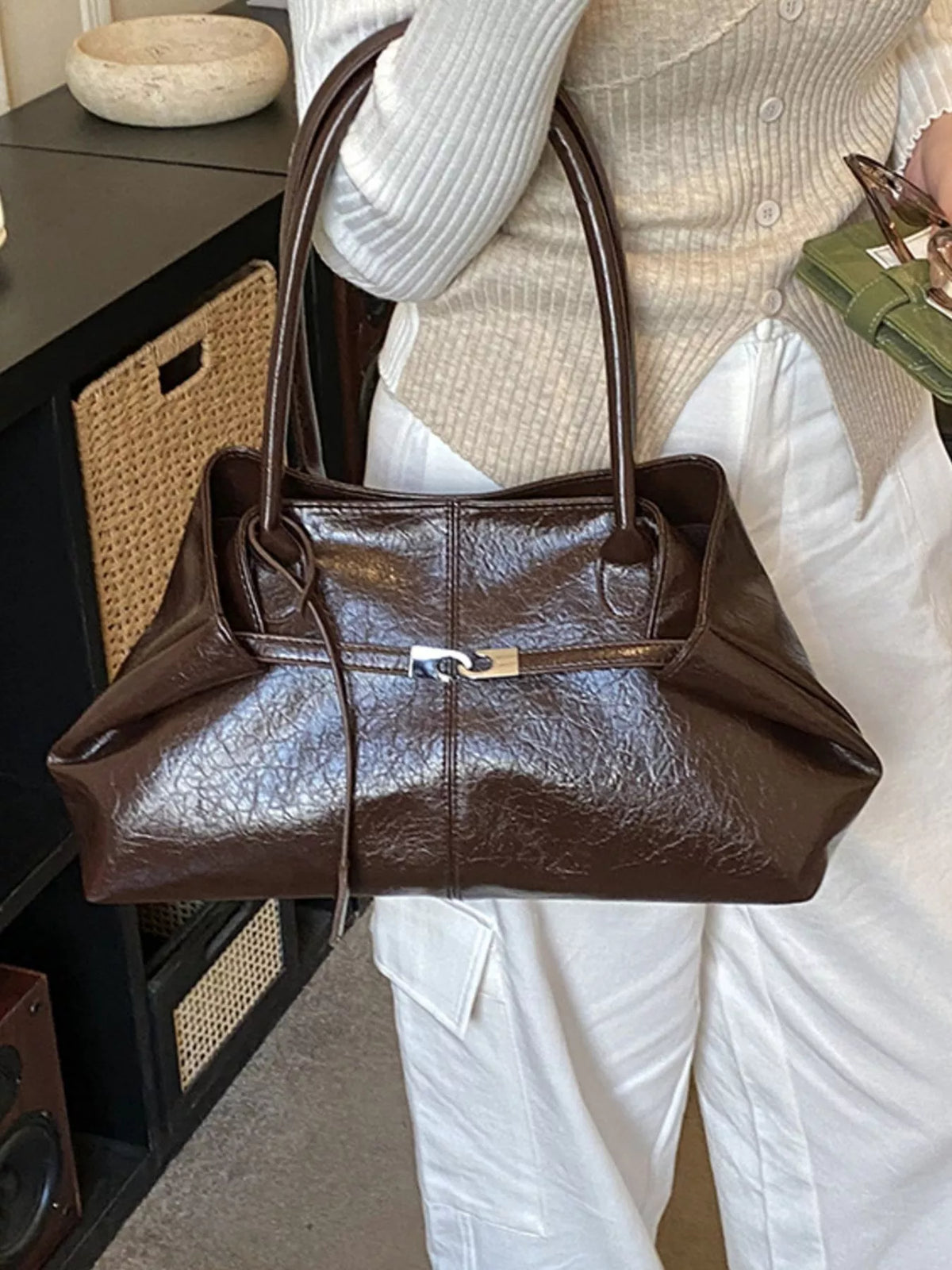 PU Leather Shoulder Bag - Lilixa.store