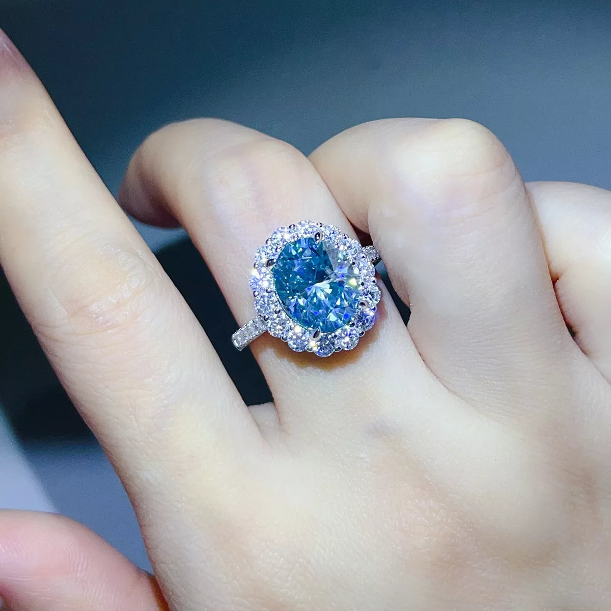 5 Carat Moissanite 925 Sterling Silver Ring - Lilixa.store