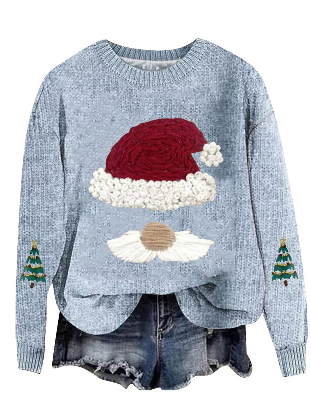 Christmas Graphic Dropped Shoulder Sweater