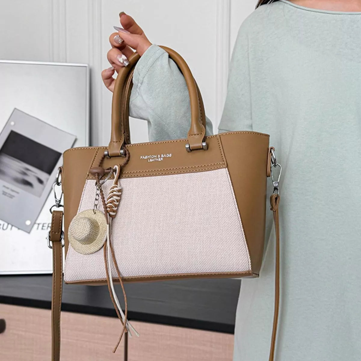 Top Handle Crossbody Bag - Lilixa.store