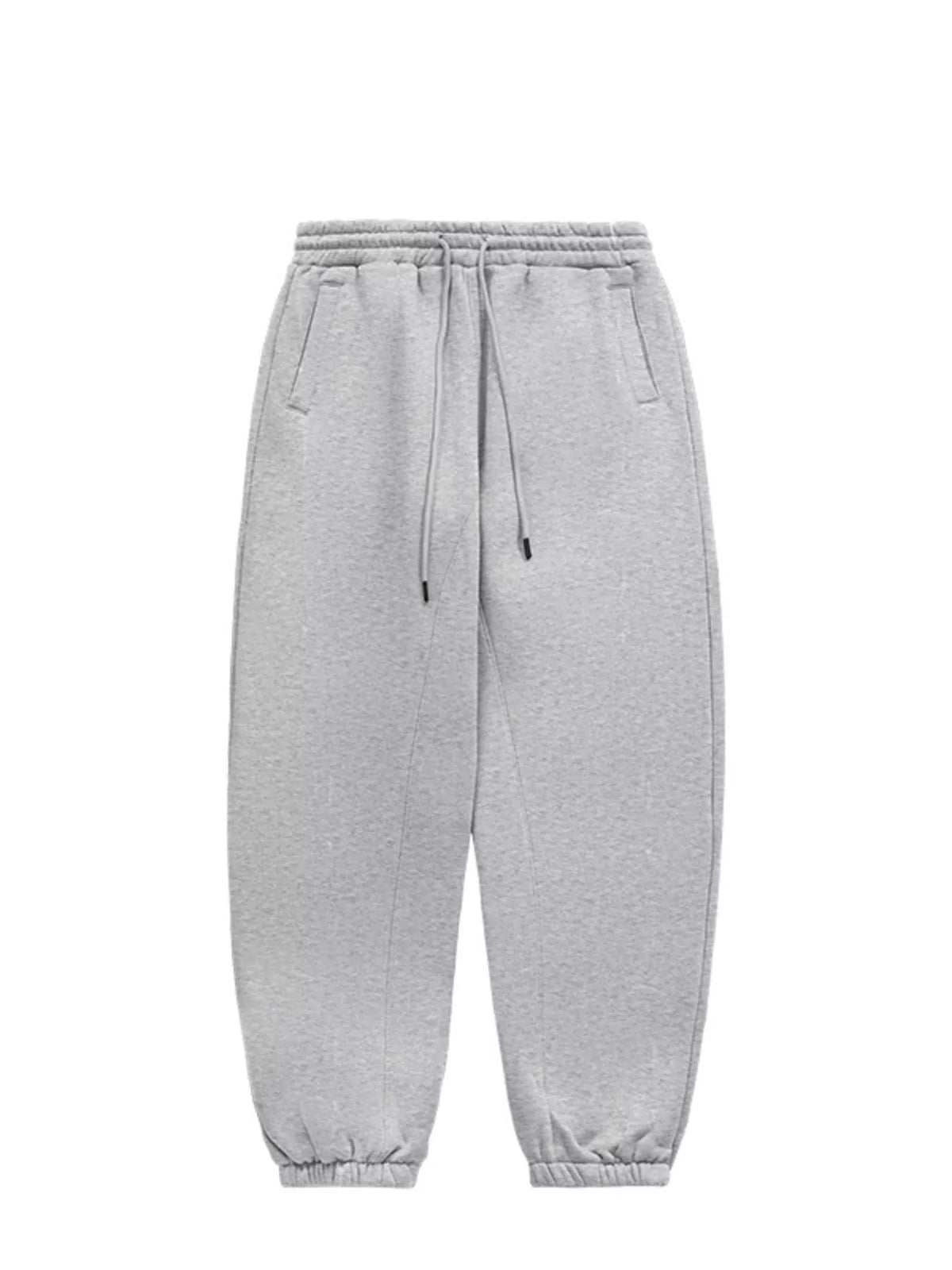 Men's Drawstring Loose Fit Joggers in Flower Ash