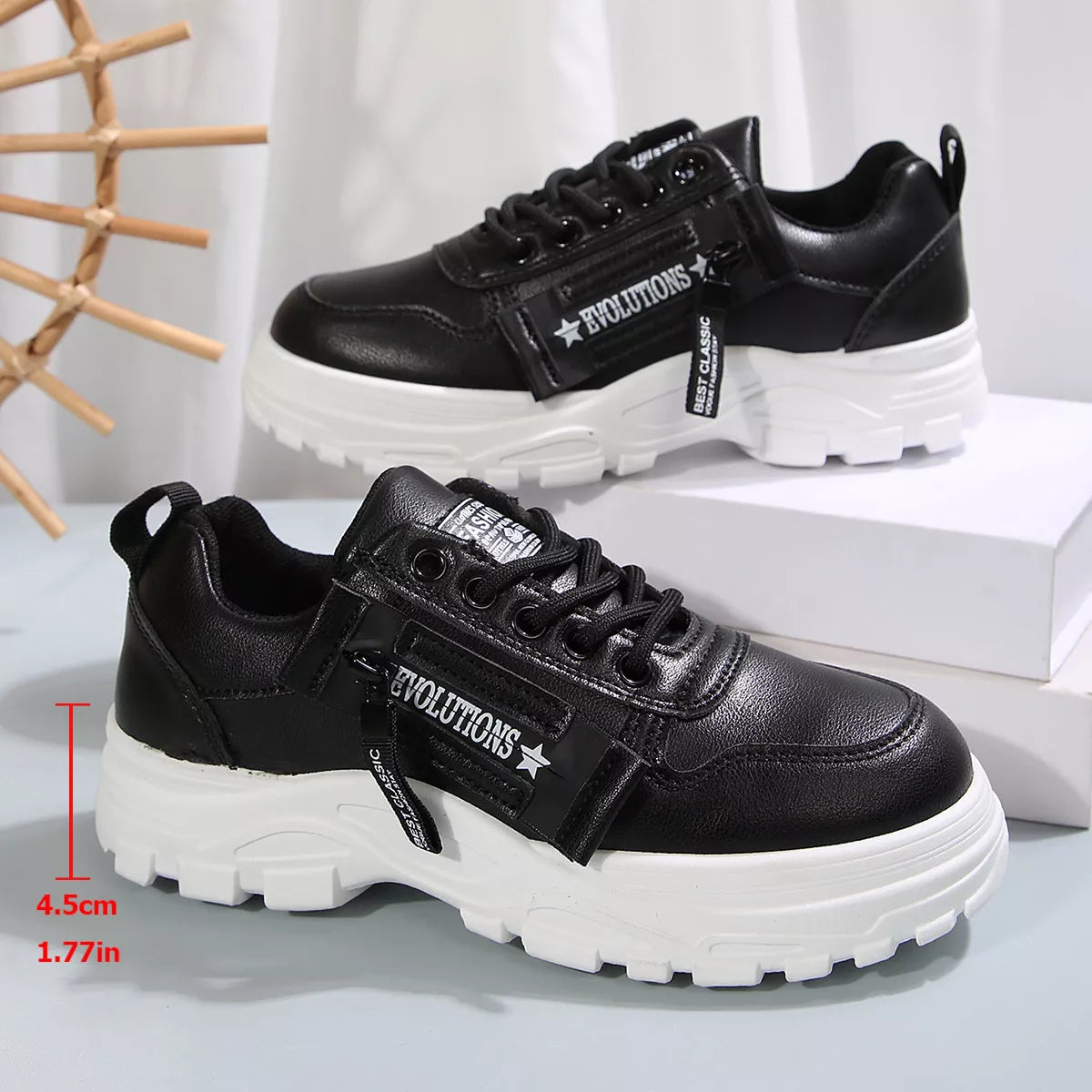 Lace Up Round Toe Athletic - Lilixa.store