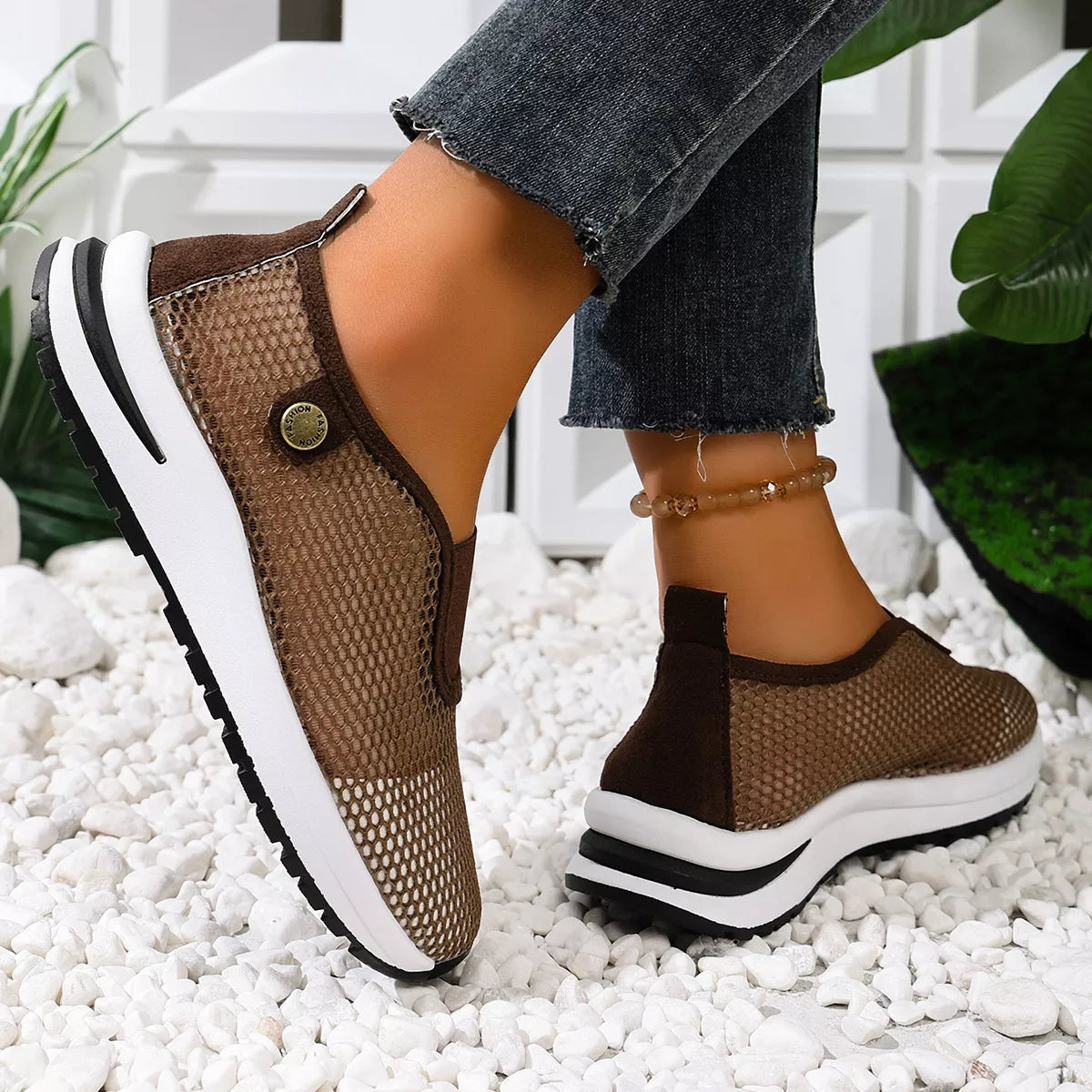 Breathable Mesh Slip-Ons - Lilixa.store