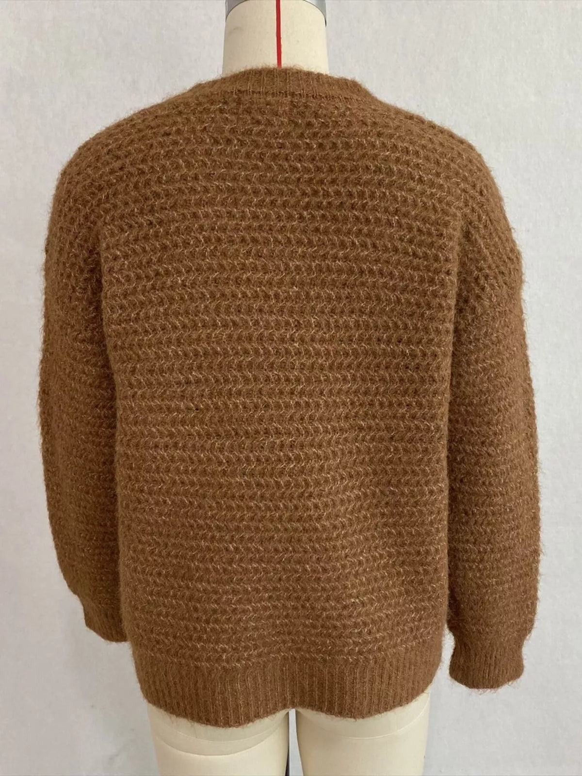 Round Neck Drop Shoulder Sweater, view 25