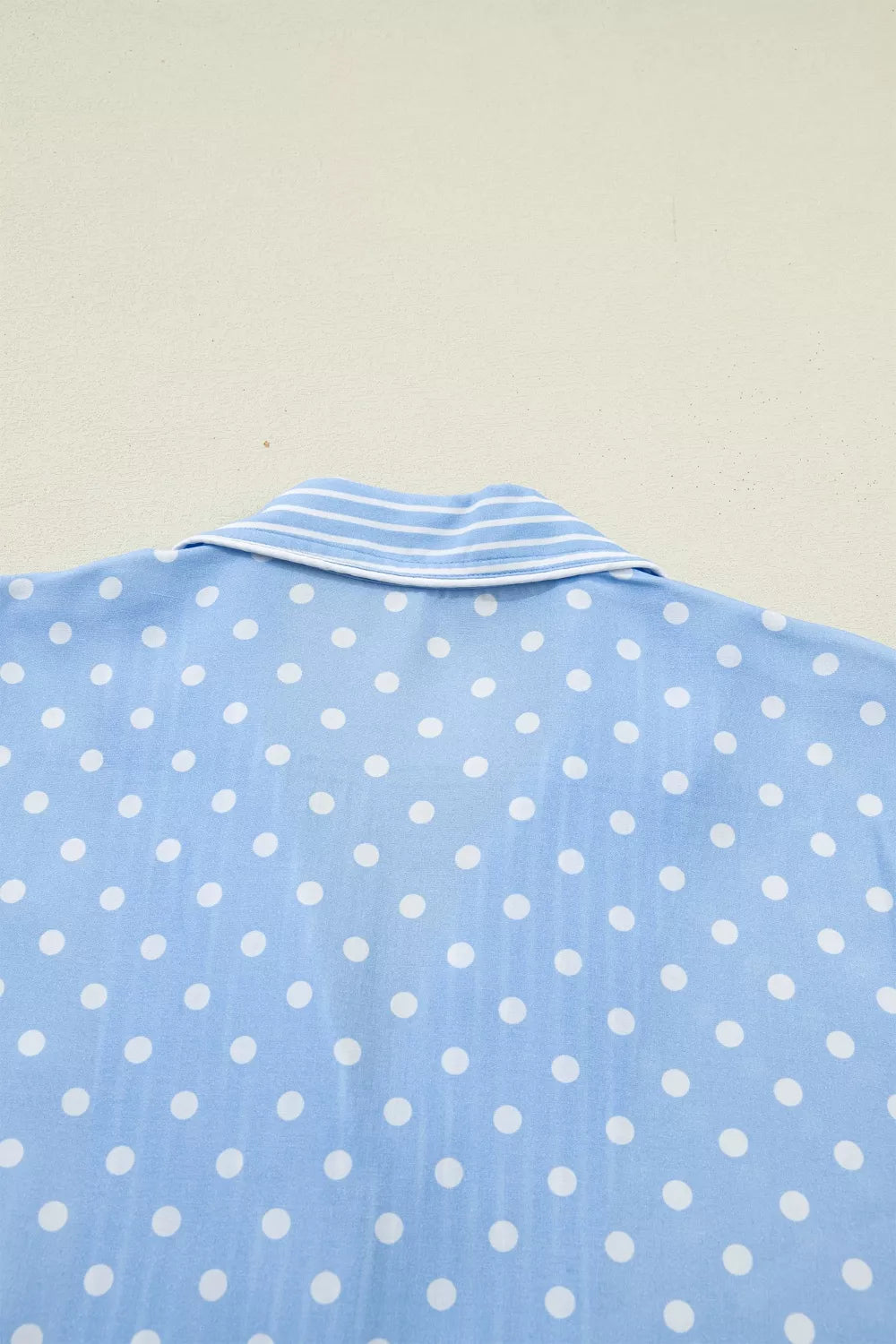 Dotted Print Soft Short Pajama Set - Lilixa.store