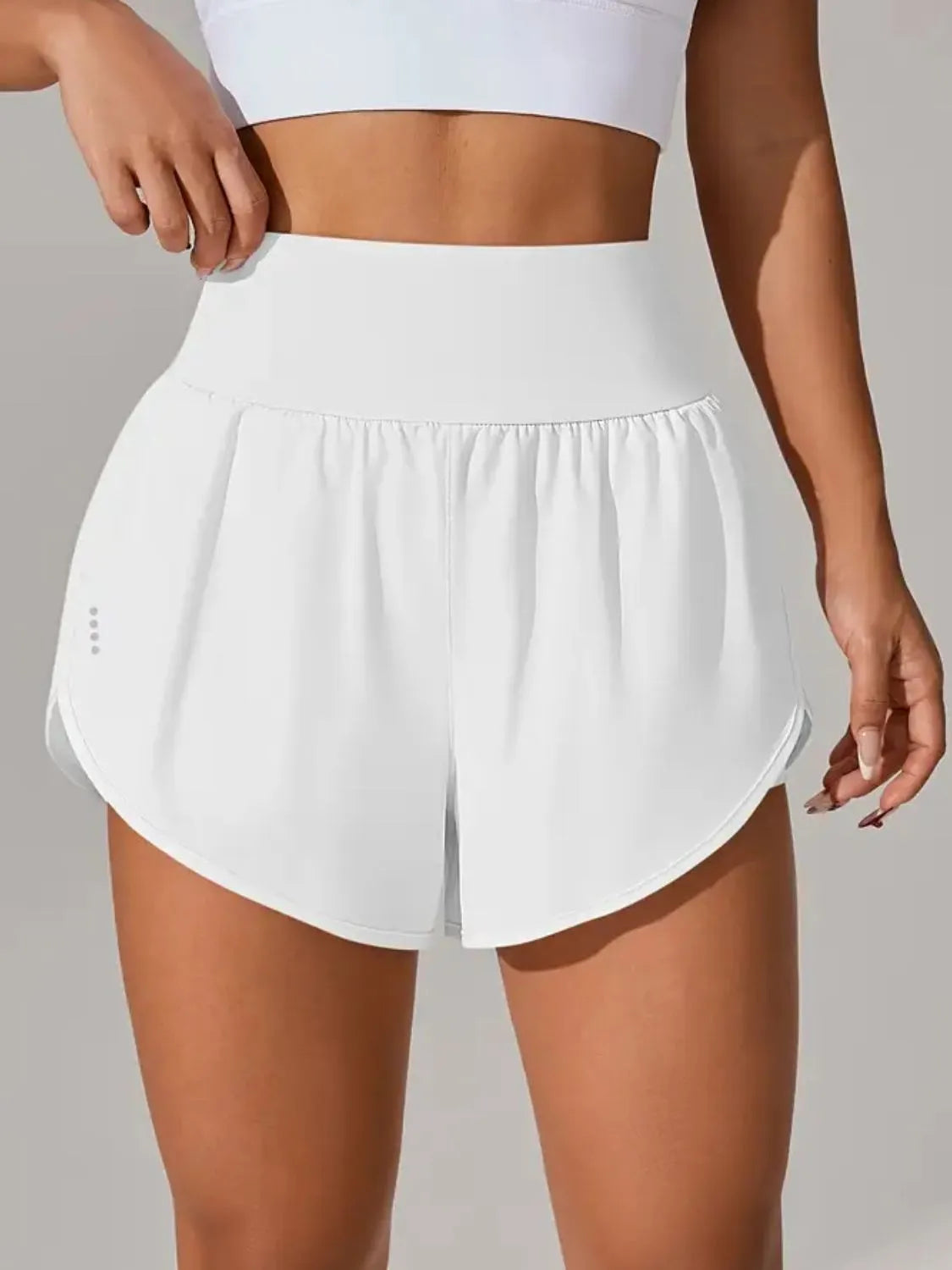 Pocketed High Waist Active Shorts - Lilixa.store
