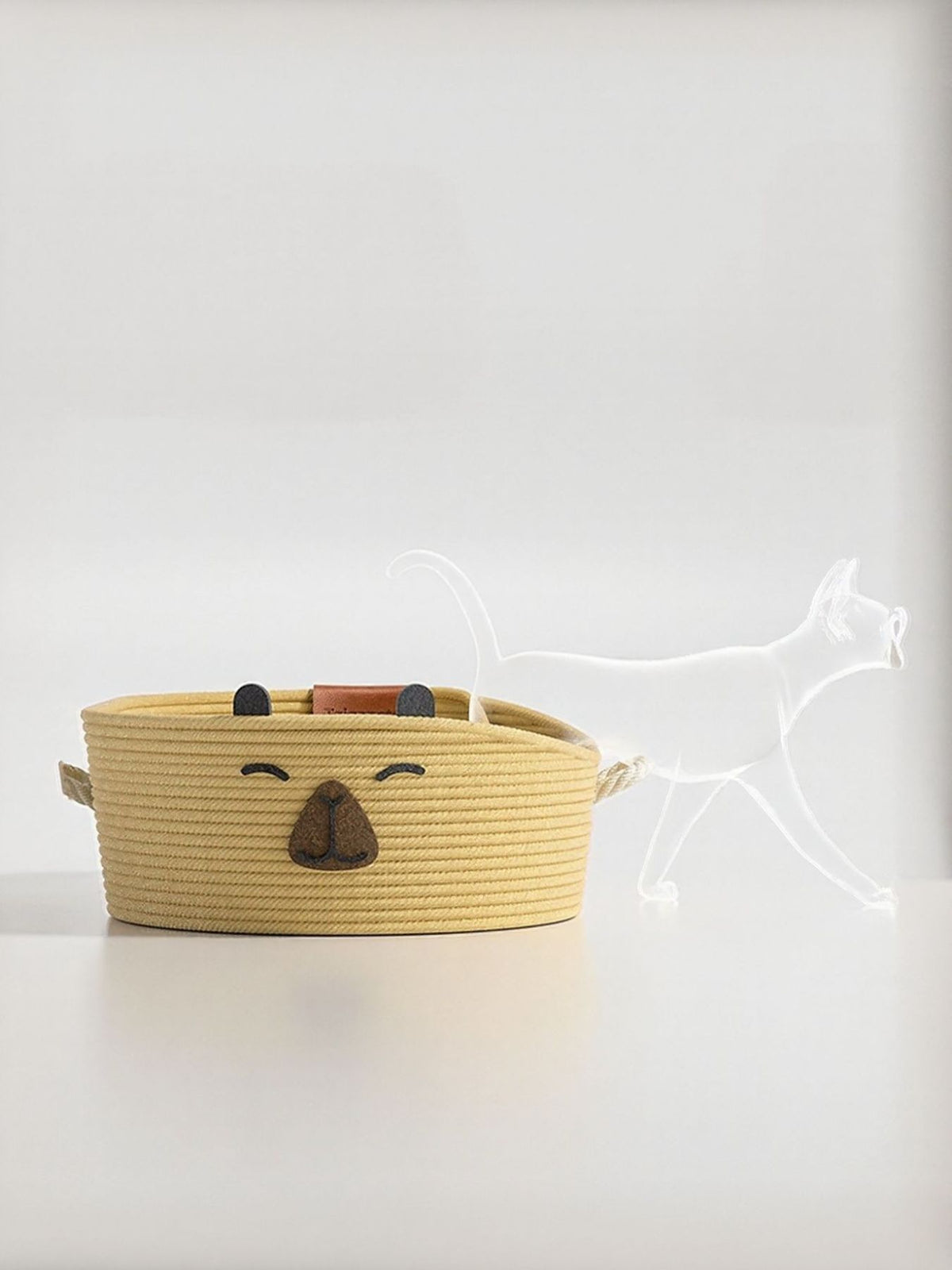 Woven Rope Oval Pet Bed - Lilixa.store