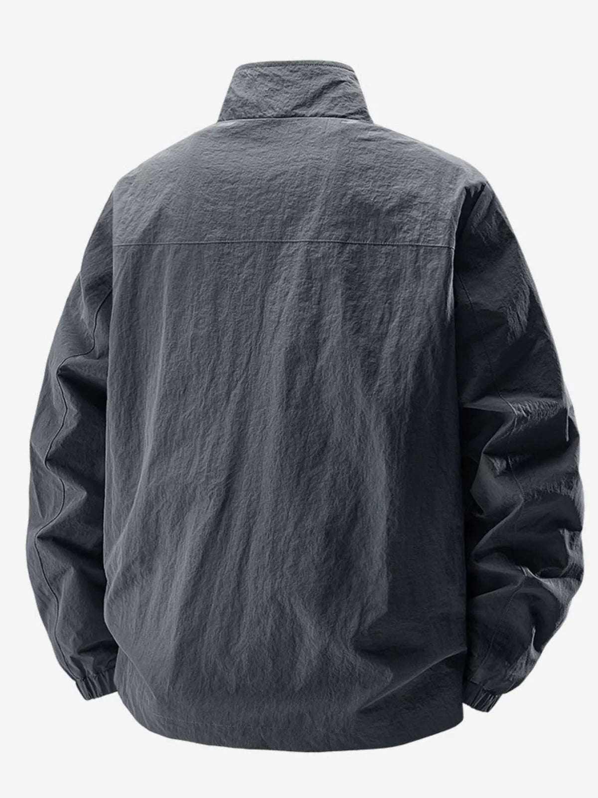Men's Plus Size Zip Up Long Sleeve Jacket - Lilixa.store