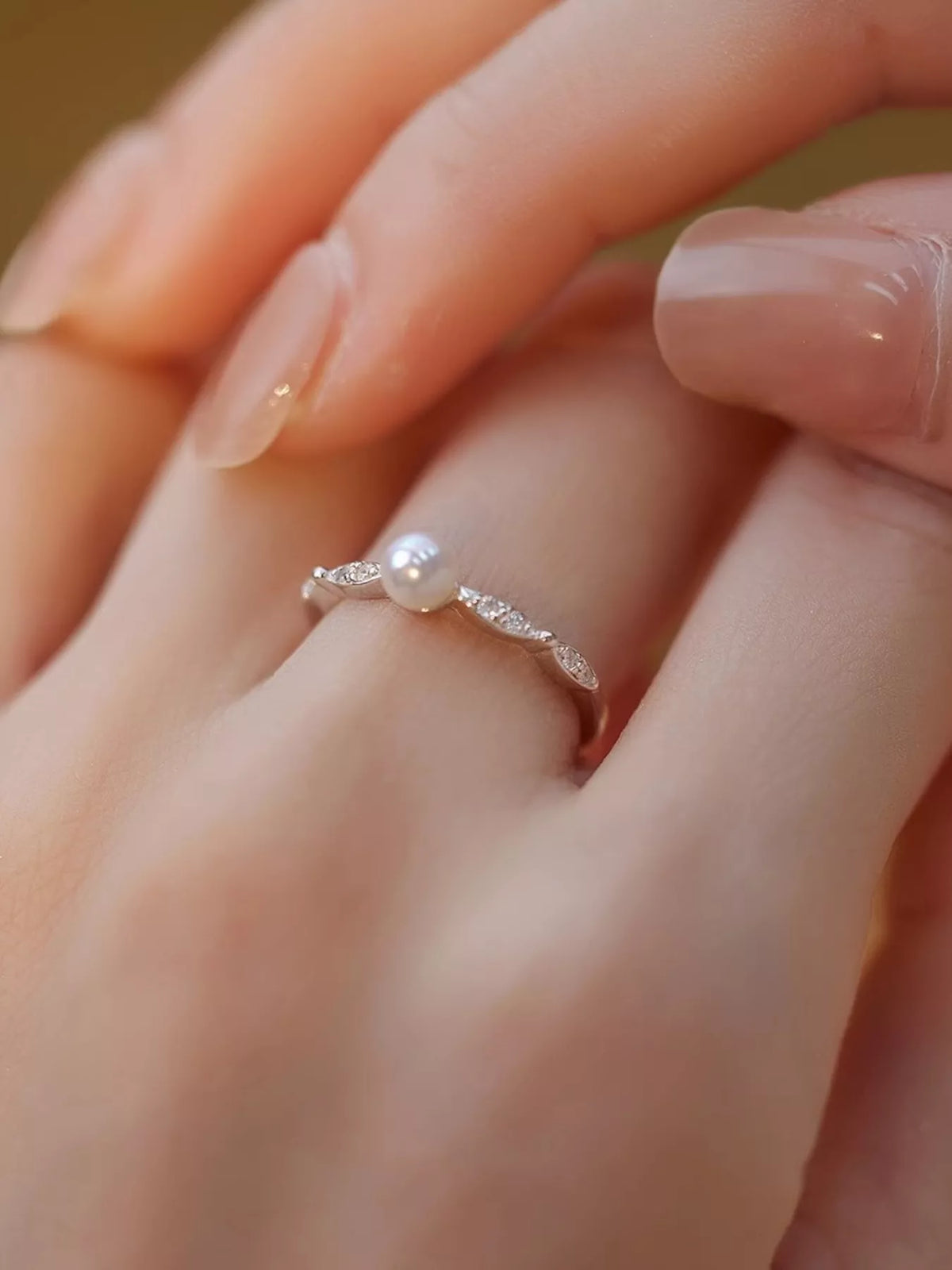 925 Sterling Silver Pearl Ring - Lilixa.store