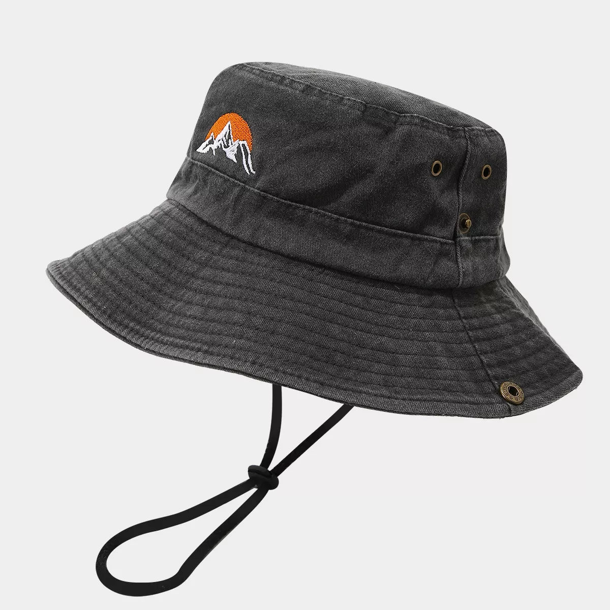Mountain Embroidery Bucket Hat - Lilixa.store