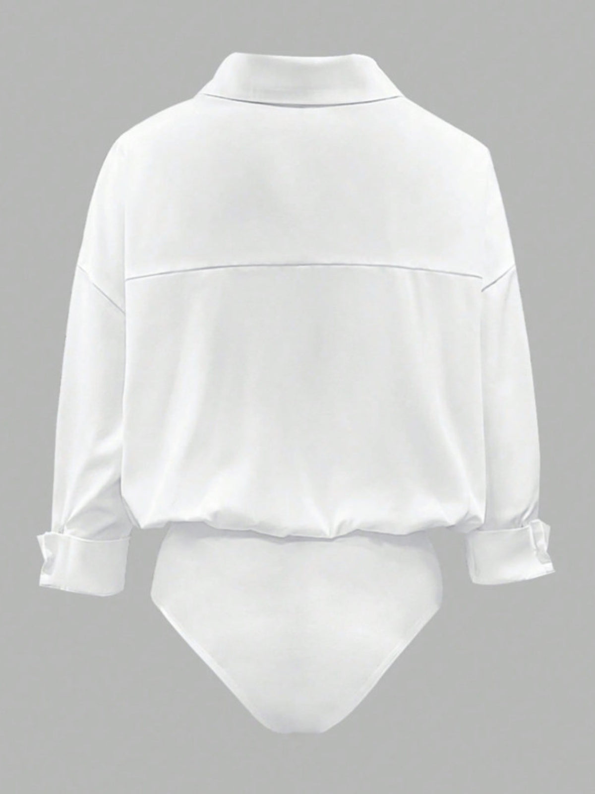 Button-Down Long Sleeve Bodysuit - Lilixa.store